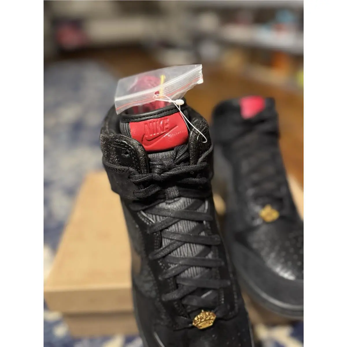 Nike shoes - Nike Dunk Hi - Dunk - 503766-001 - Black 2