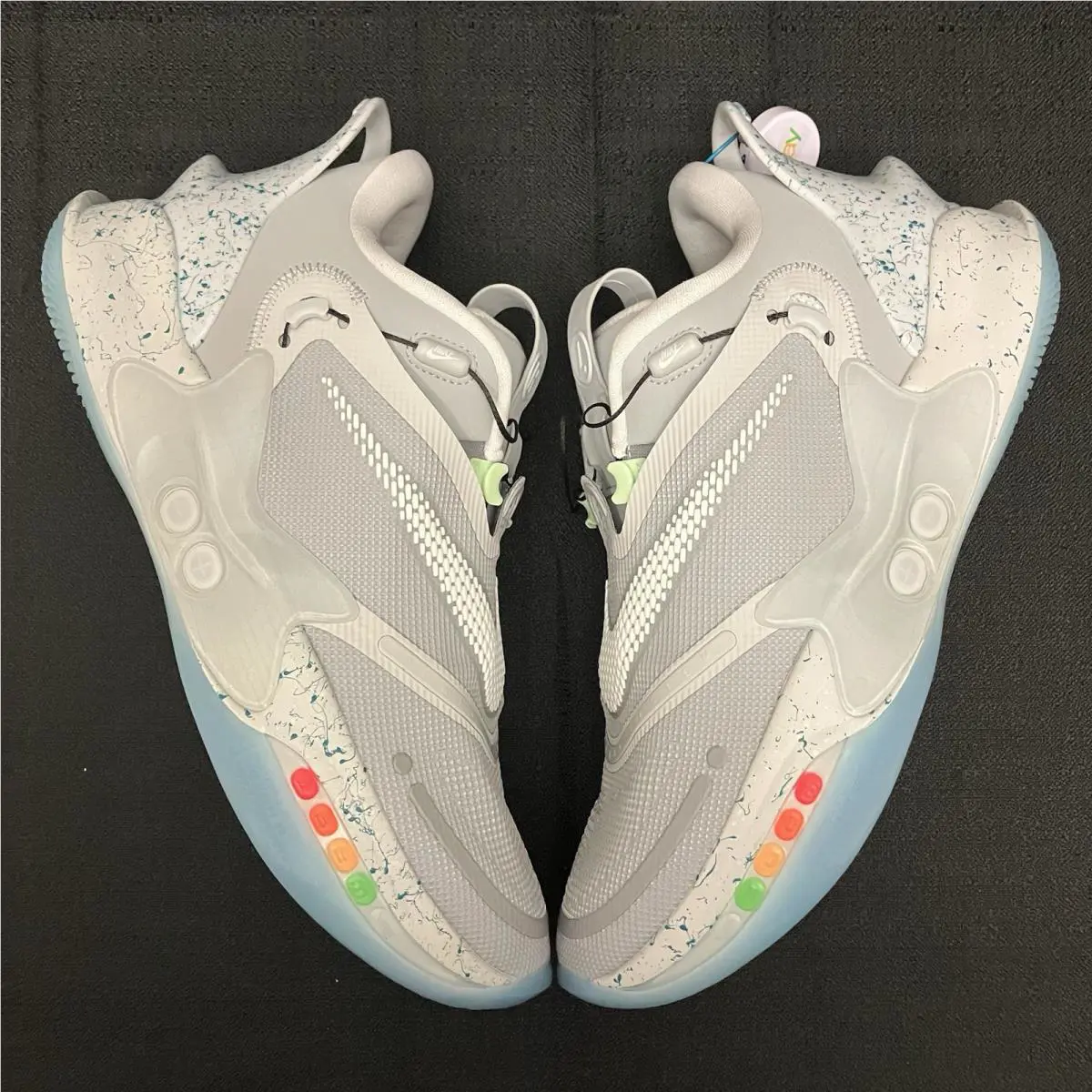 Nike shoes - Nike Adapt BB 2.0 Back To The Future MAG - BQ5397 003 - Wolf Grey White Laser Blue 5