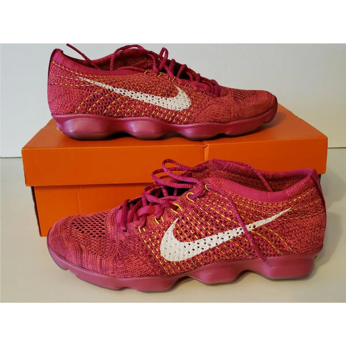 Nike shoes - Nike Flyknit Zoom - Flyknit Zoom - Pink 0