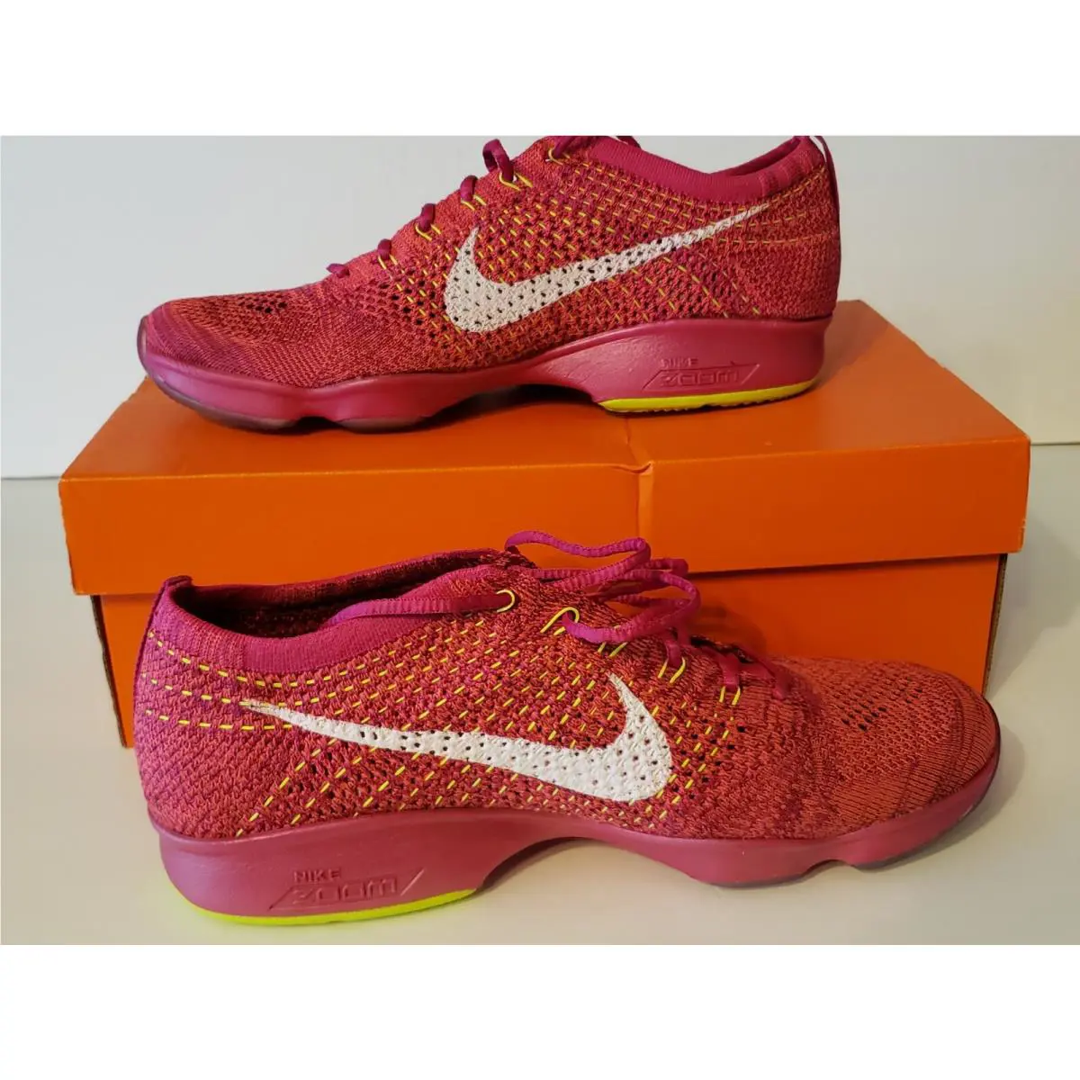 Nike shoes - Nike Flyknit Zoom - Flyknit Zoom - Pink 3