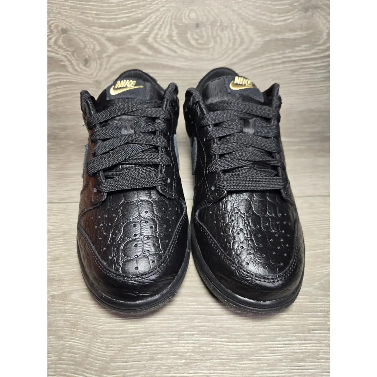 Nike shoes - Nike Dunk Low - Dunk Low - HV4388 001 - Black / Metallic Gold 1