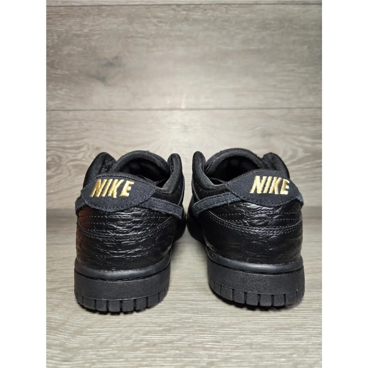 Nike shoes - Nike Dunk Low - Dunk Low - HV4388 001 - Black / Metallic Gold 2