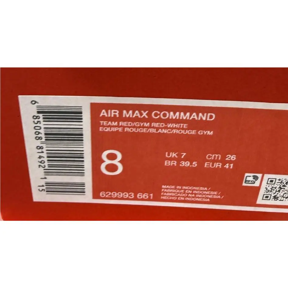 Nike shoes - Nike Air Max Command - Air Max Command - Red 4
