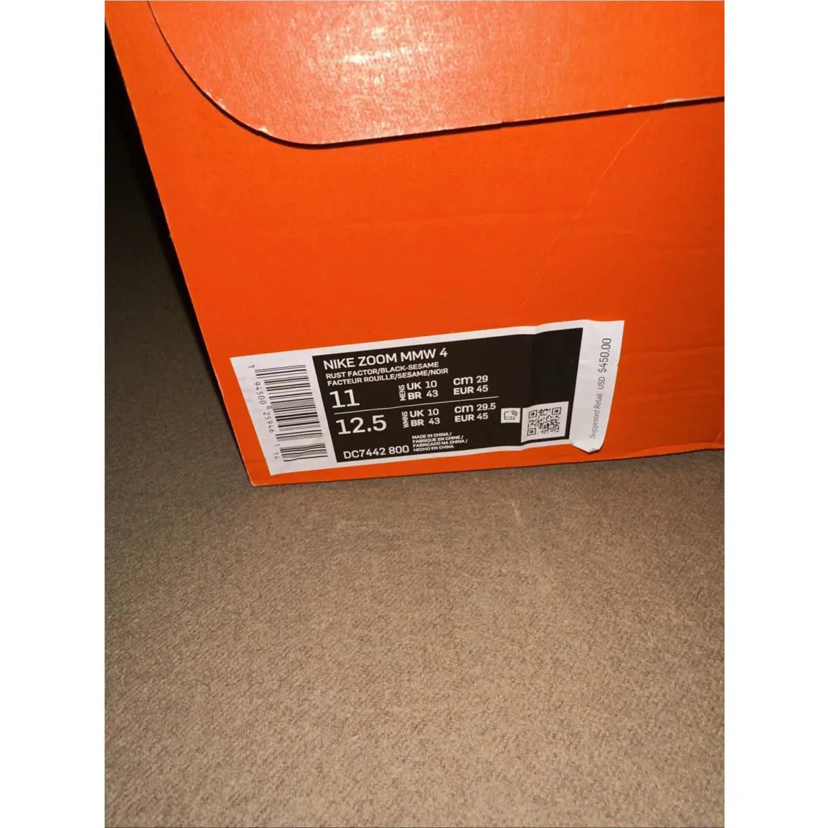 Nike shoes - Nike Zoom 004 - Zoom - DC7442-800 - Red 1