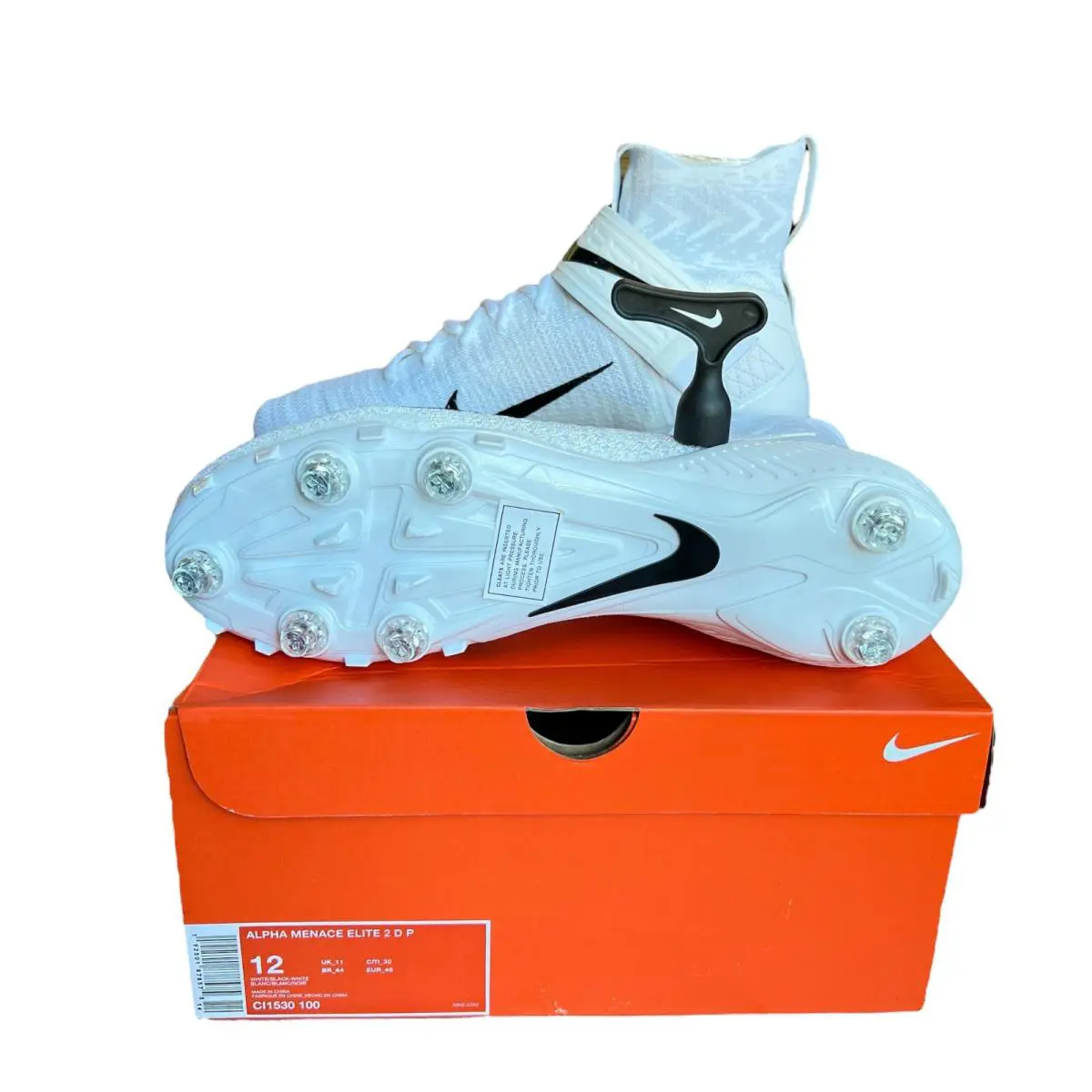 Nike shoes - Nike Alpha Menace - Alpha Menace - White/Black 3