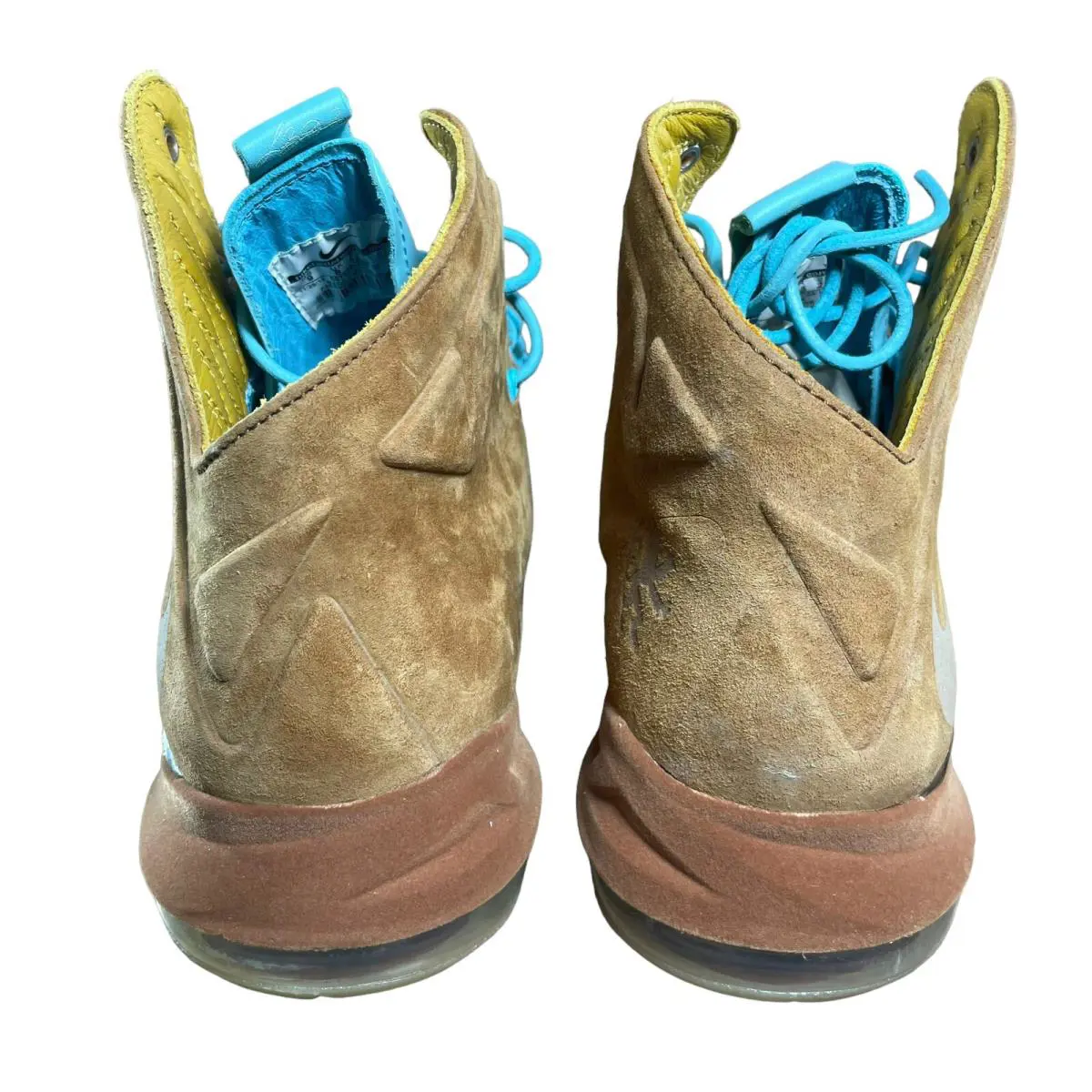 Nike shoes - Nike LeBron 10 - LeBron - 607078-200 - Brown 8