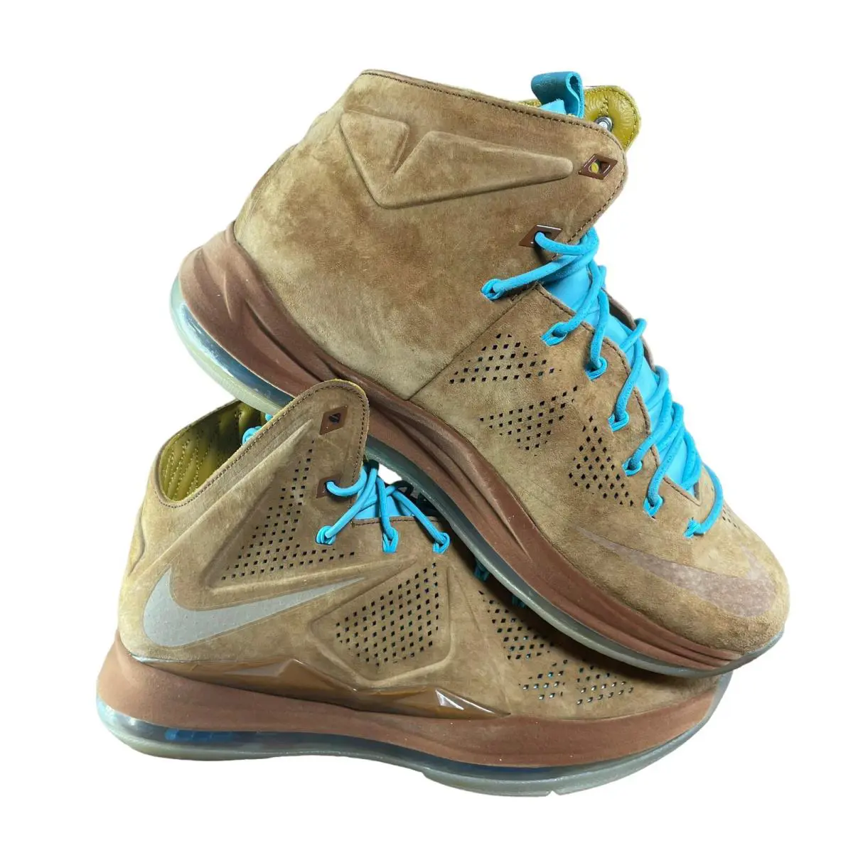 Nike shoes - Nike LeBron 10 - LeBron - 607078-200 - Brown 11