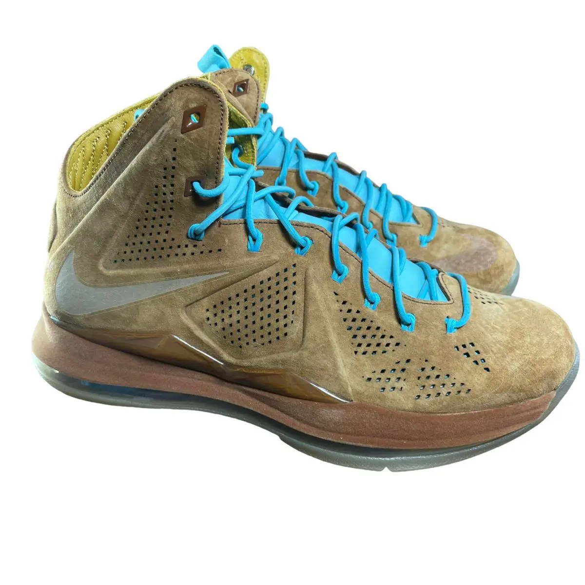 Nike shoes - Nike LeBron 10 - LeBron - 607078-200 - Brown 0