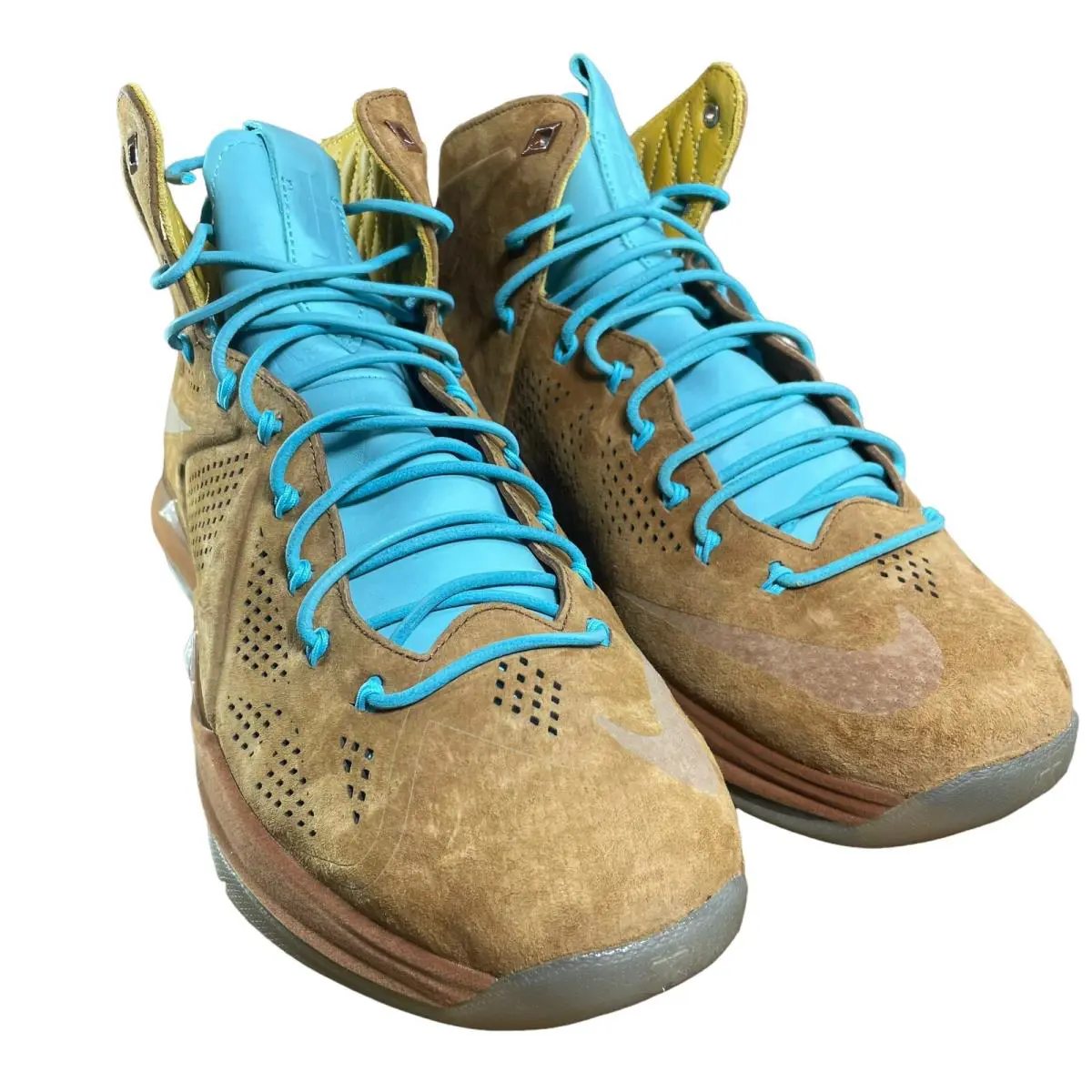 Nike shoes - Nike LeBron 10 - LeBron - 607078-200 - Brown 2