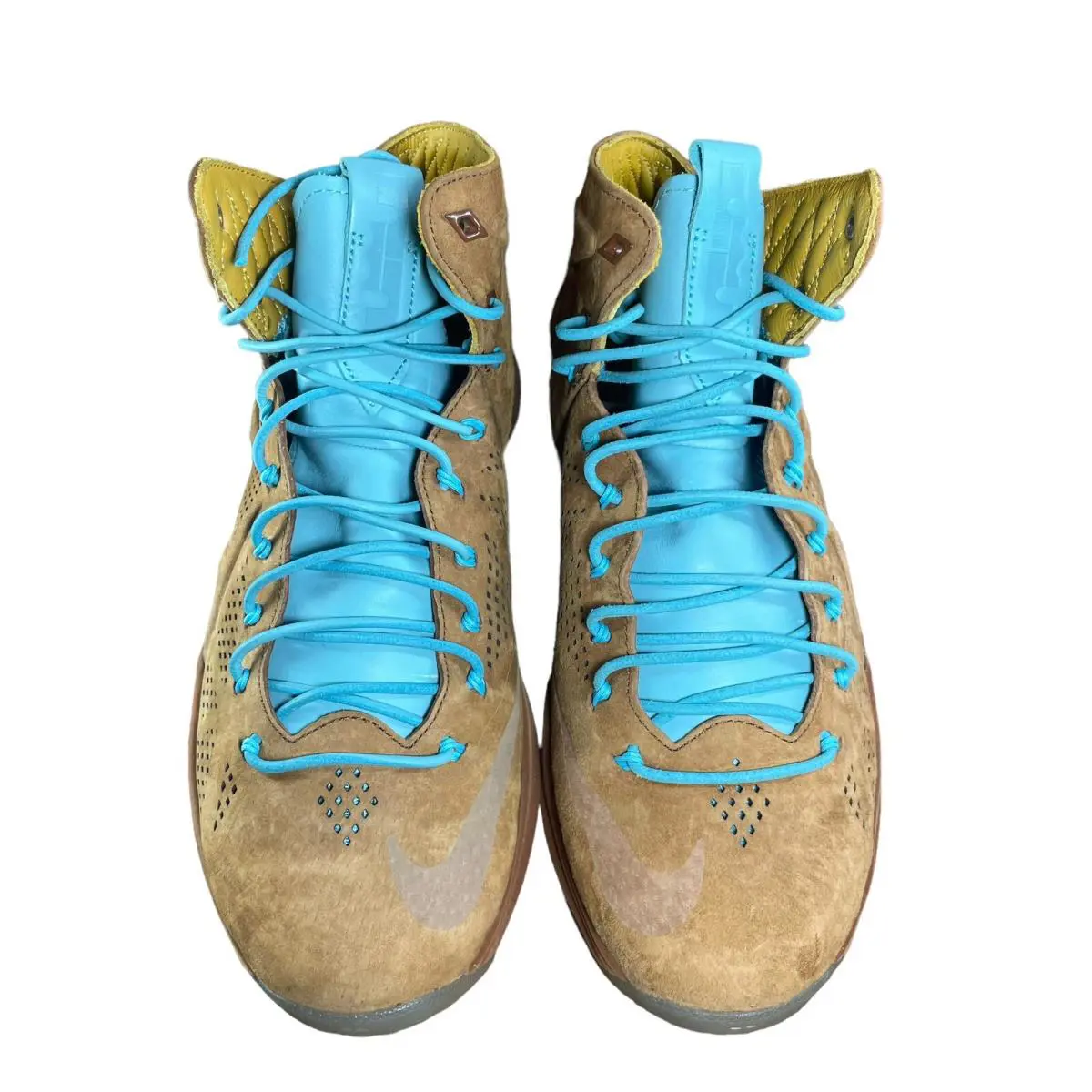 Nike shoes - Nike LeBron 10 - LeBron - 607078-200 - Brown 3