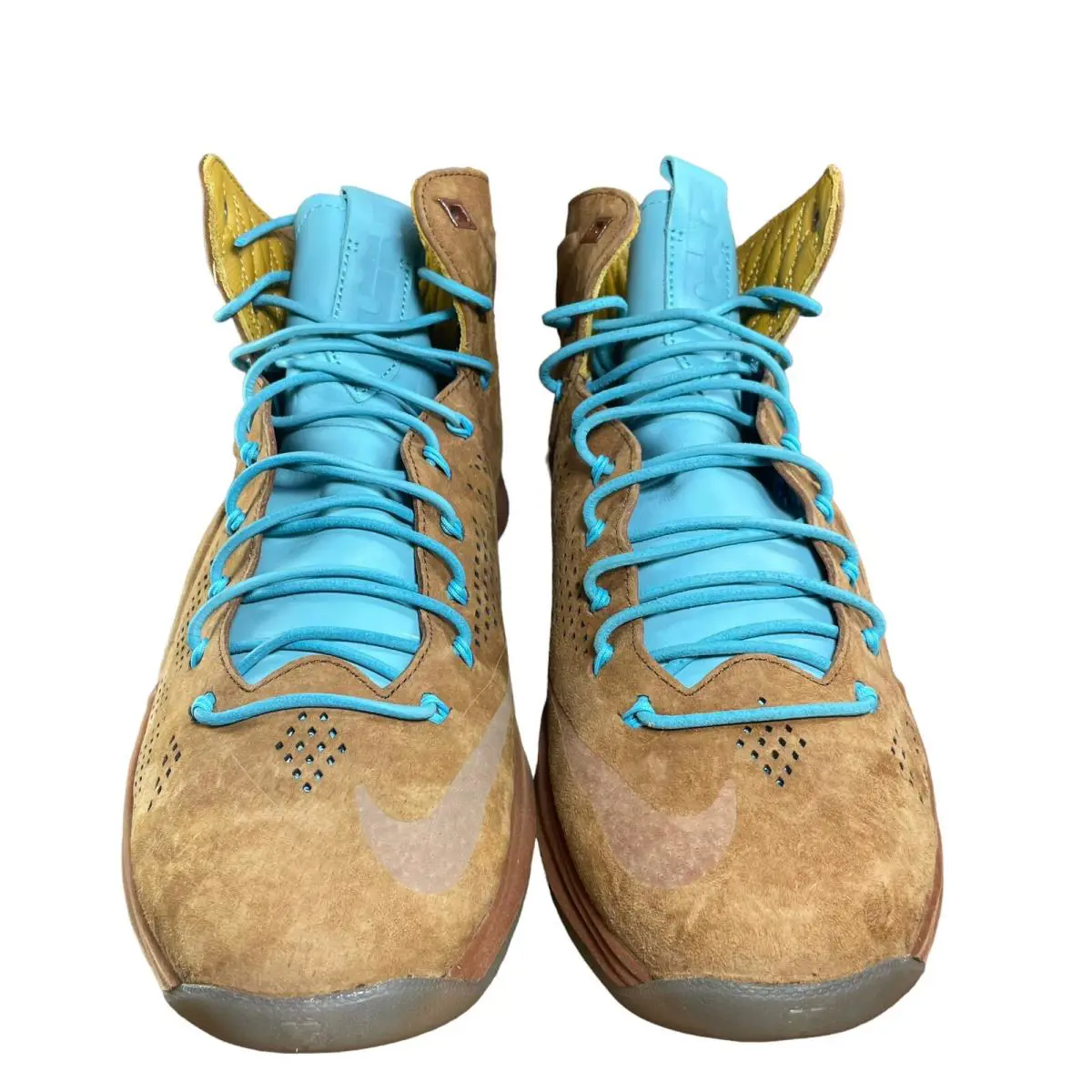 Nike shoes - Nike LeBron 10 - LeBron - 607078-200 - Brown 4