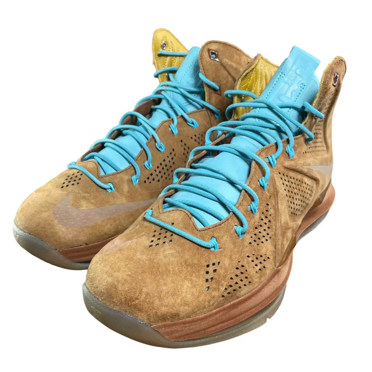 Nike shoes - Nike LeBron 10 - LeBron - 607078-200 - Brown 5