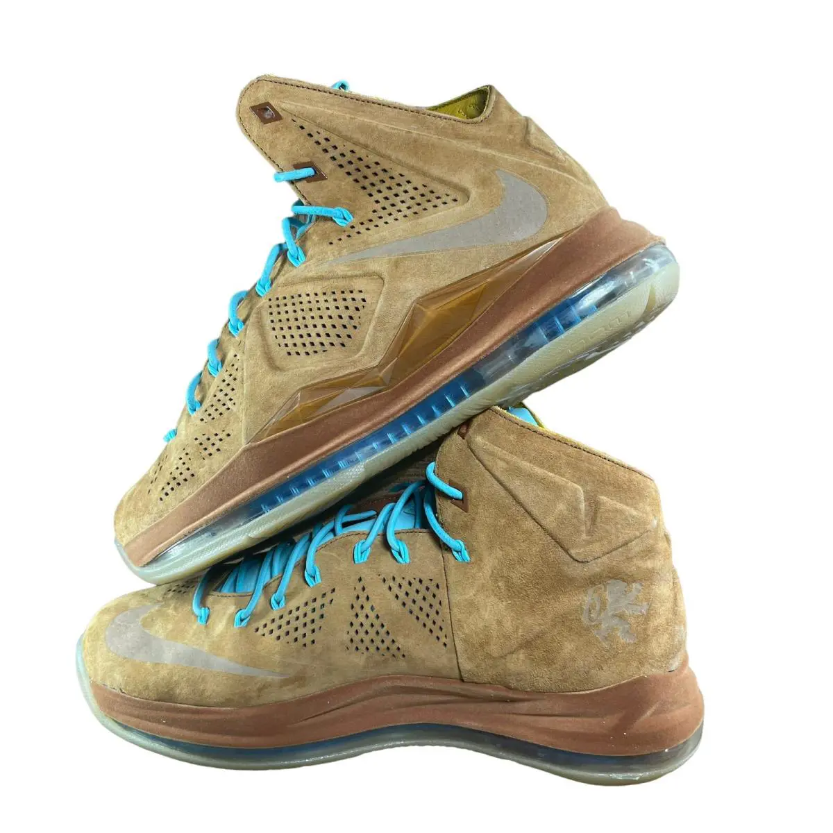 Nike shoes - Nike LeBron 10 - LeBron - 607078-200 - Brown 6