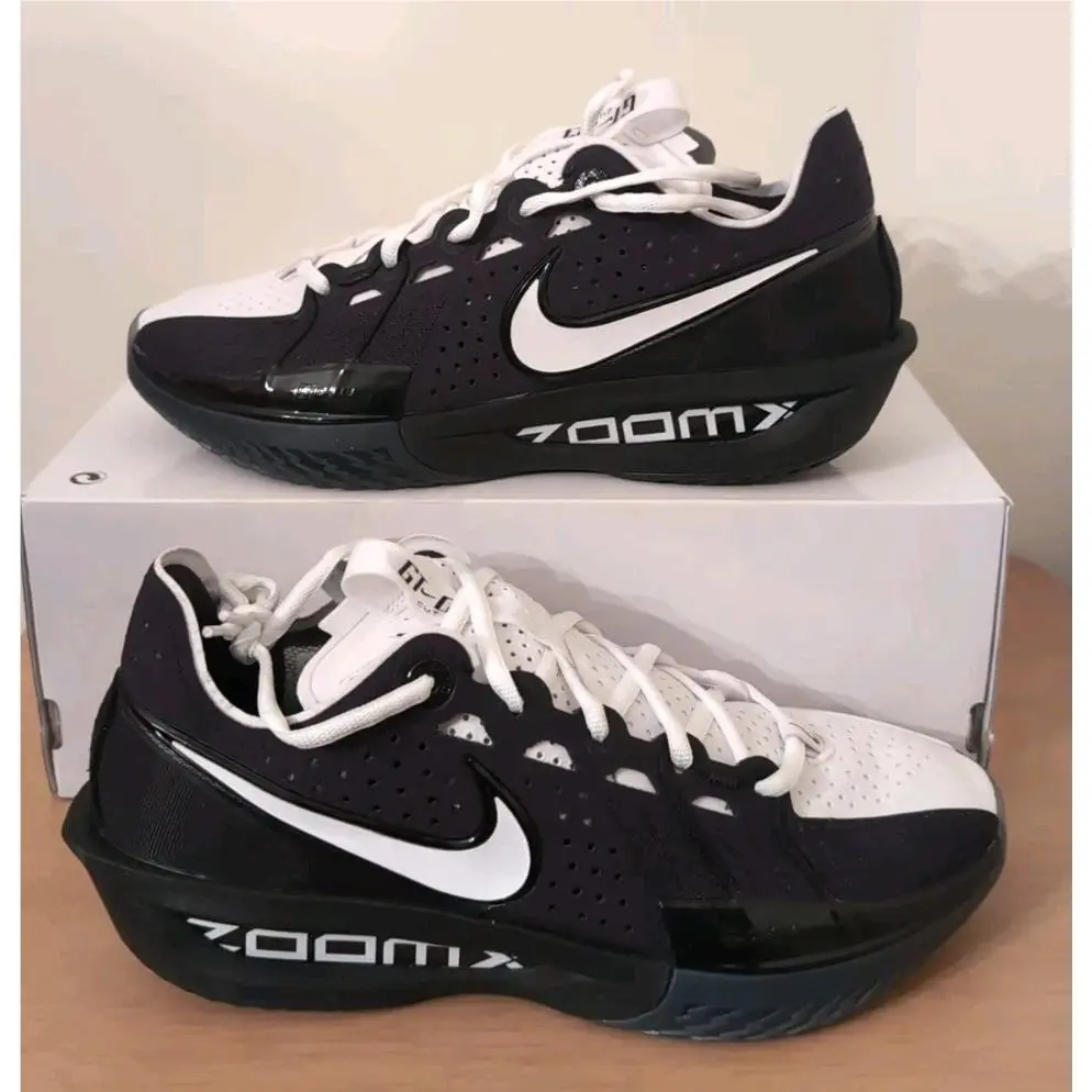Nike Air Zoom GT Cut 3 Black White IB4458-001 Men’s Size 8.5 No Lid - Black