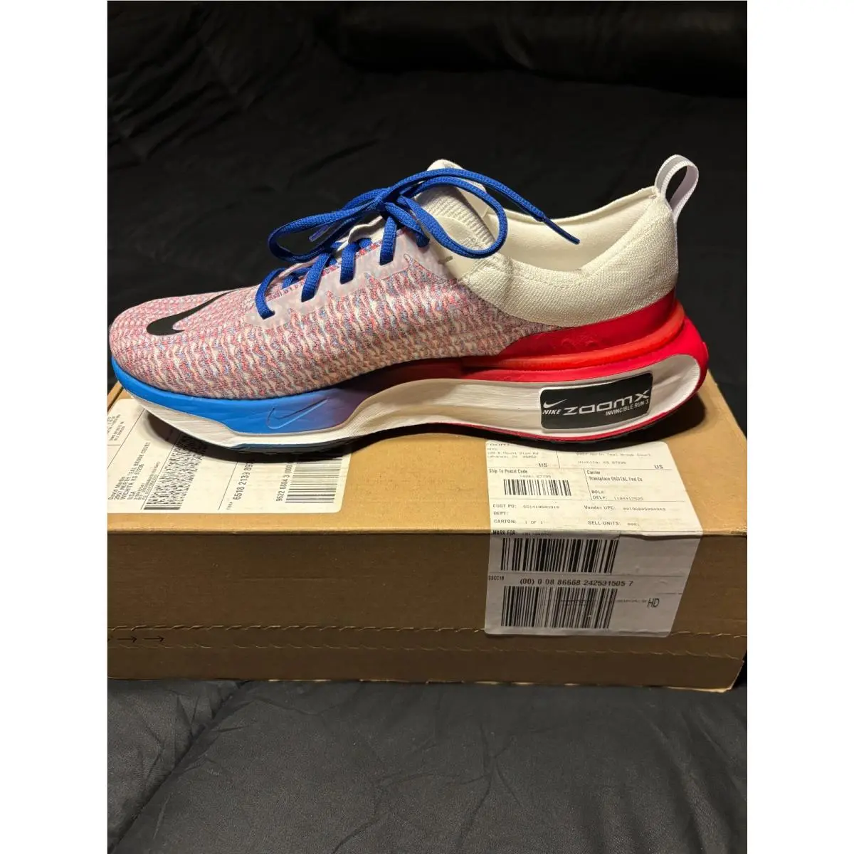 Nike shoes - Nike ZoomX Invincible Run Flyknit 3 - FJ3889-100 - White 0