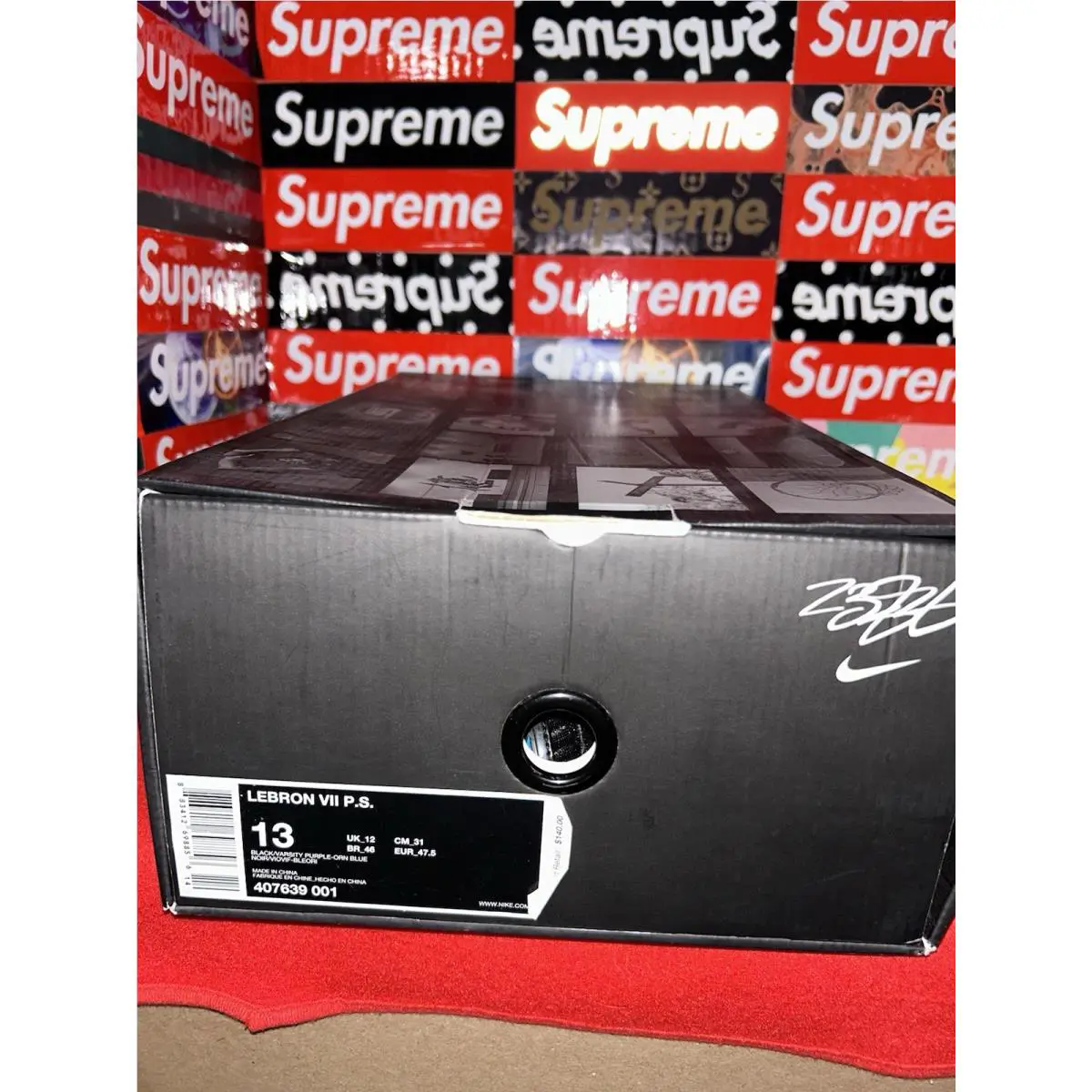 Nike shoes - Nike Air Max LeBron 7 - 407639-001 - Black 9