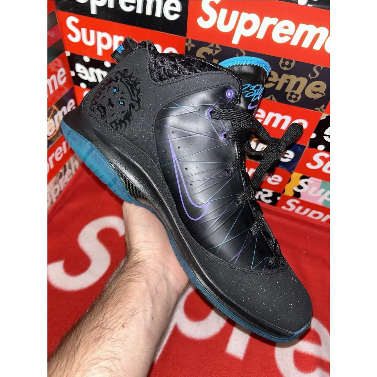 Nike shoes - Nike Air Max LeBron 7 - 407639-001 - Black 5