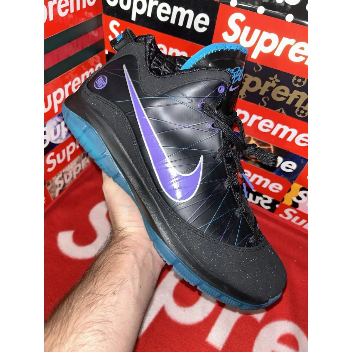 Nike shoes - Nike Air Max LeBron 7 - 407639-001 - Black 6