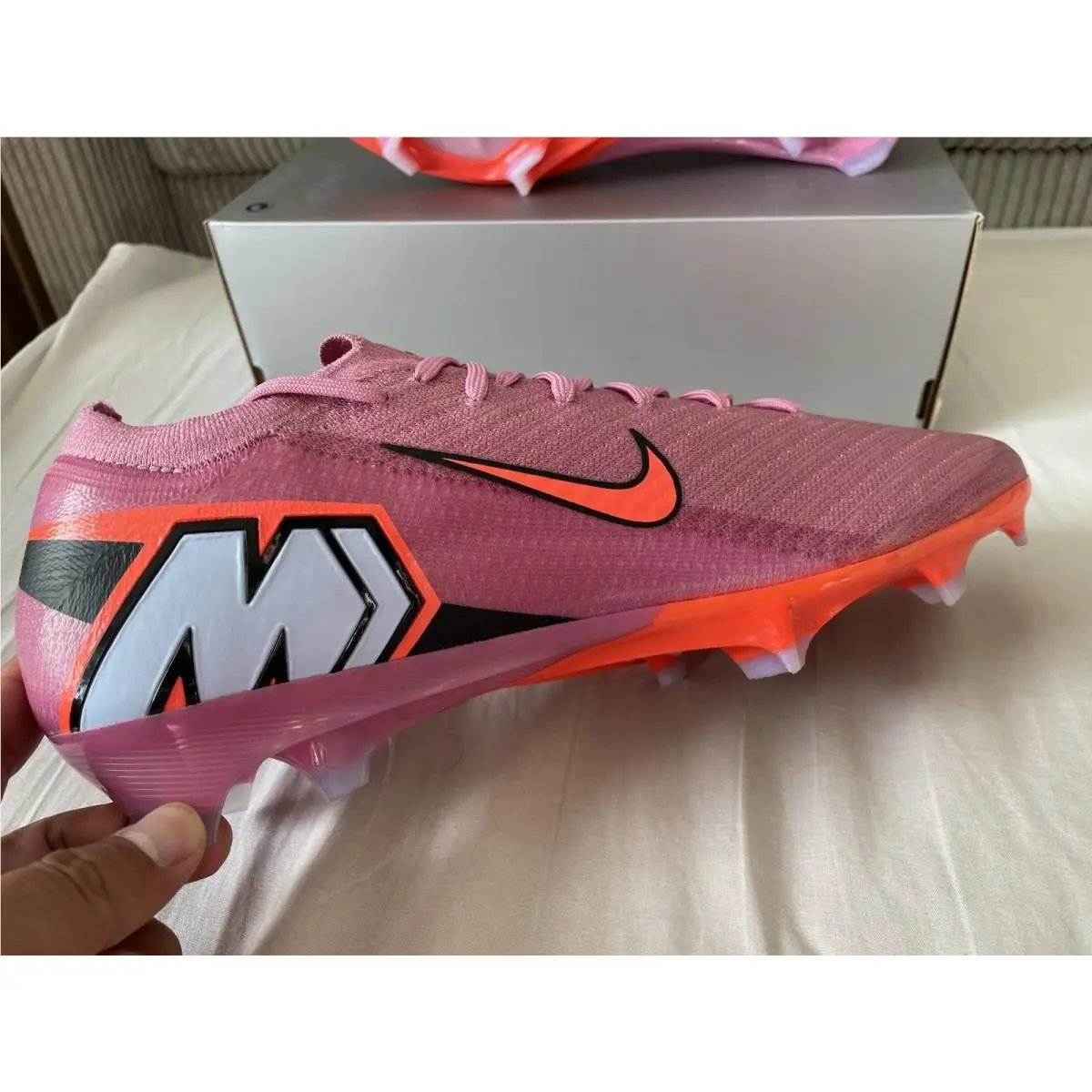Nike shoes - Nike Zoom Mercurial Vapor 16 Elite FG - FQ1457-600 - Pink, Exterior: Pink 2
