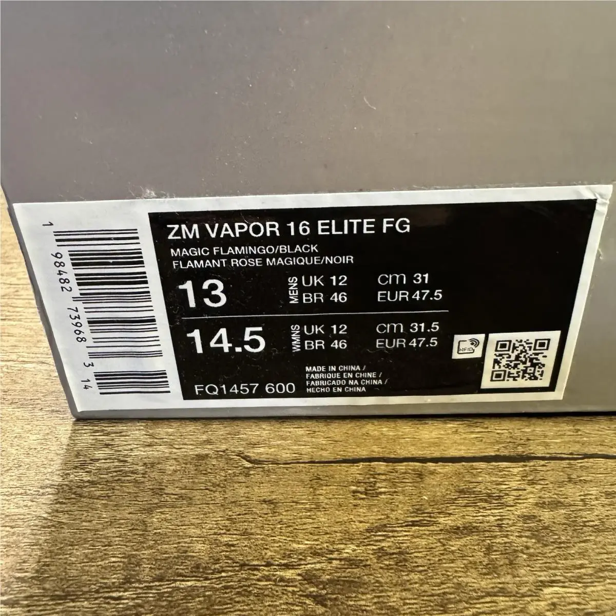 Nike shoes - Nike Zoom Mercurial Vapor 16 Elite FG - FQ1457-600 - Pink, Exterior: Pink 0