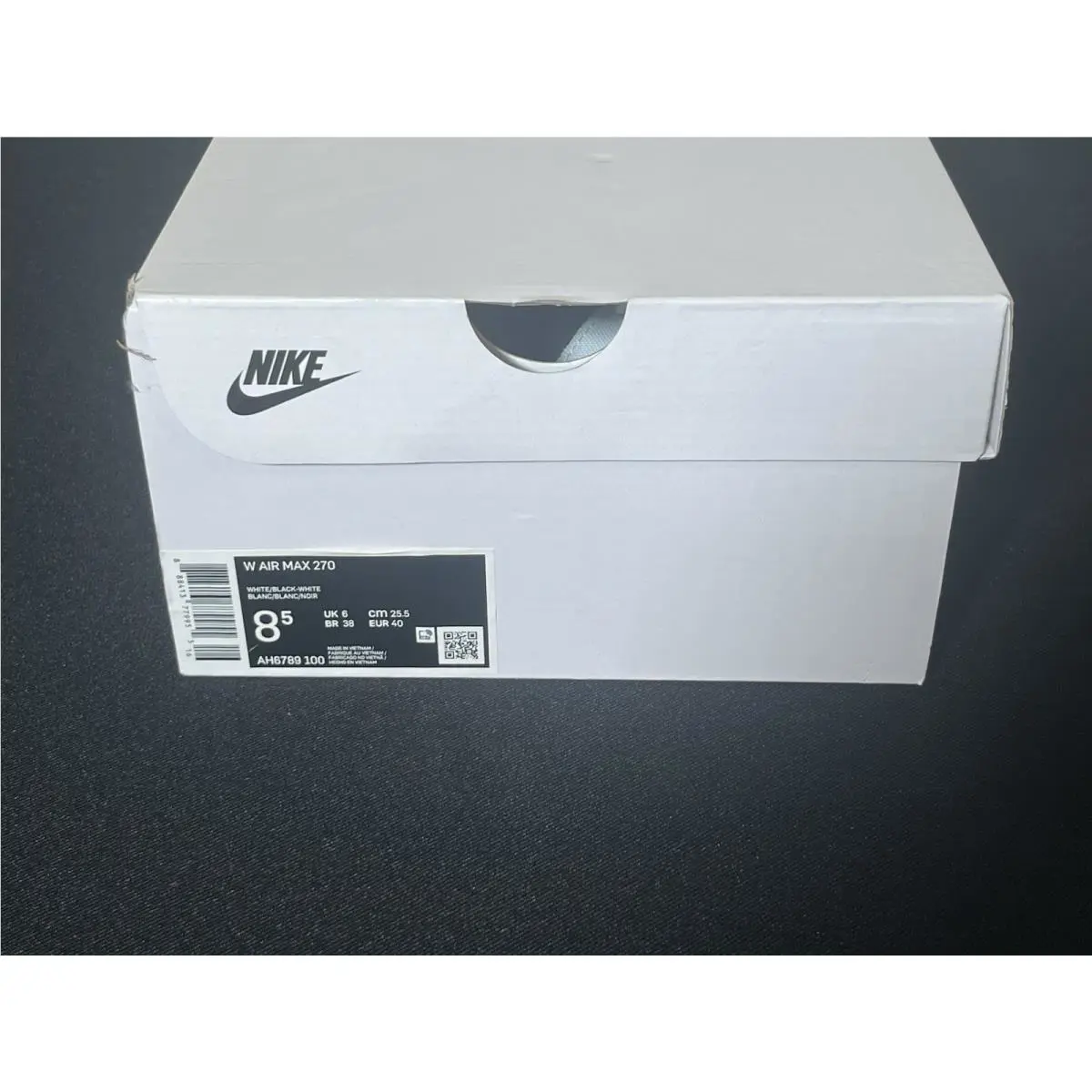 Nike shoes - Nike Air Max 270 - Air Max - White-Black-White 0
