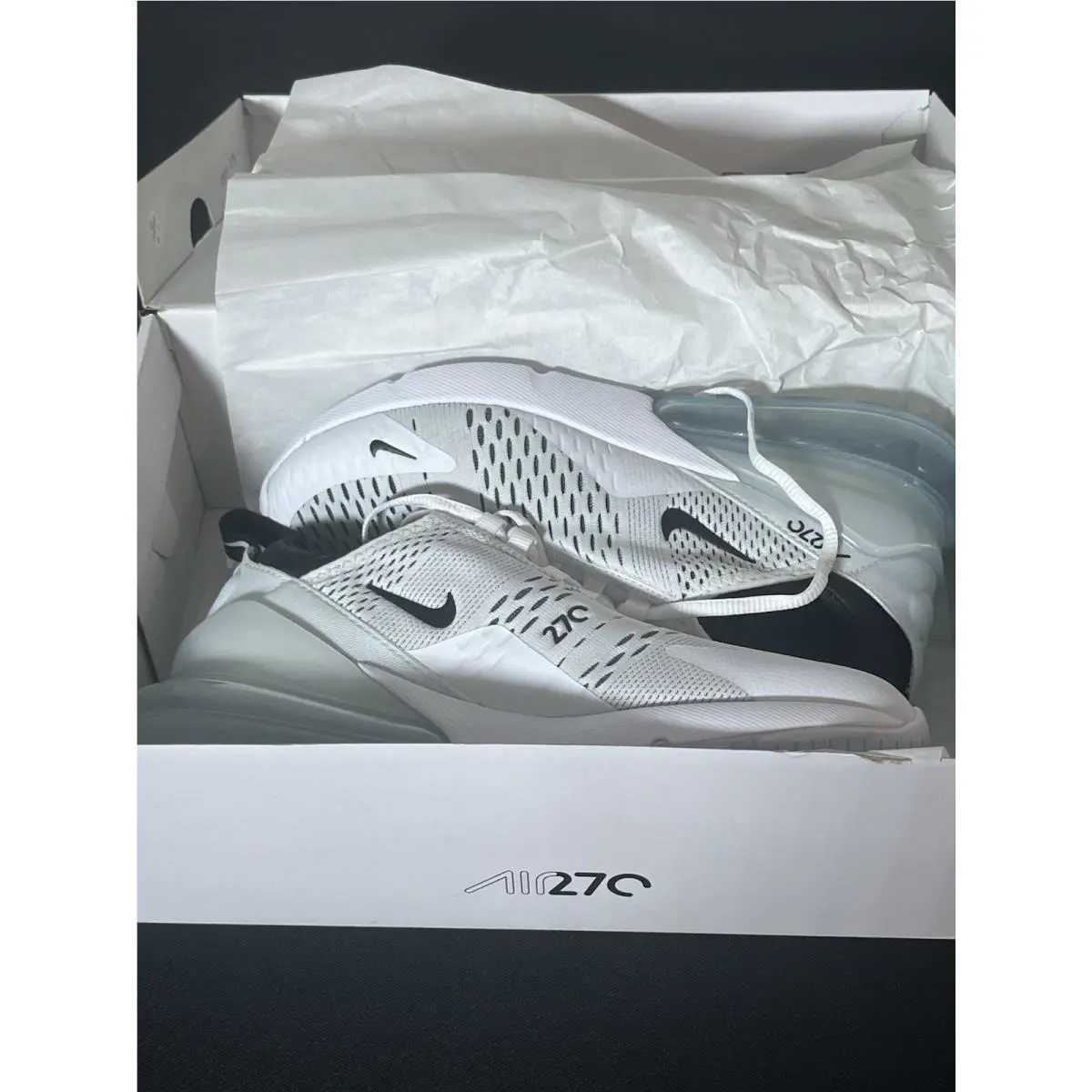 Nike shoes - Nike Air Max 270 - Air Max - White-Black-White 1