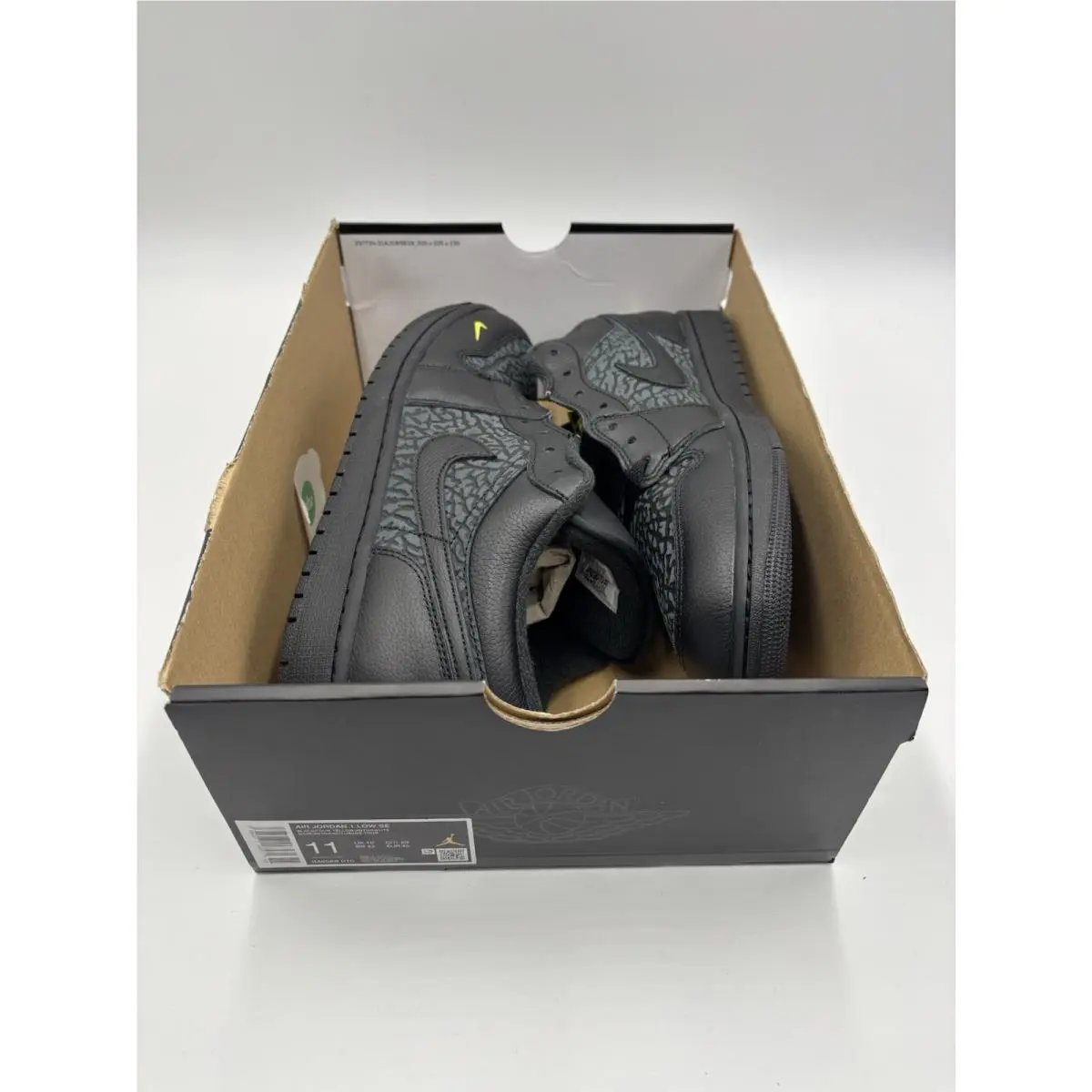 Nike shoes - Air Jordan 1 Low SE - IM6568-010 - Black/Anthracite/Tour Yellow 8