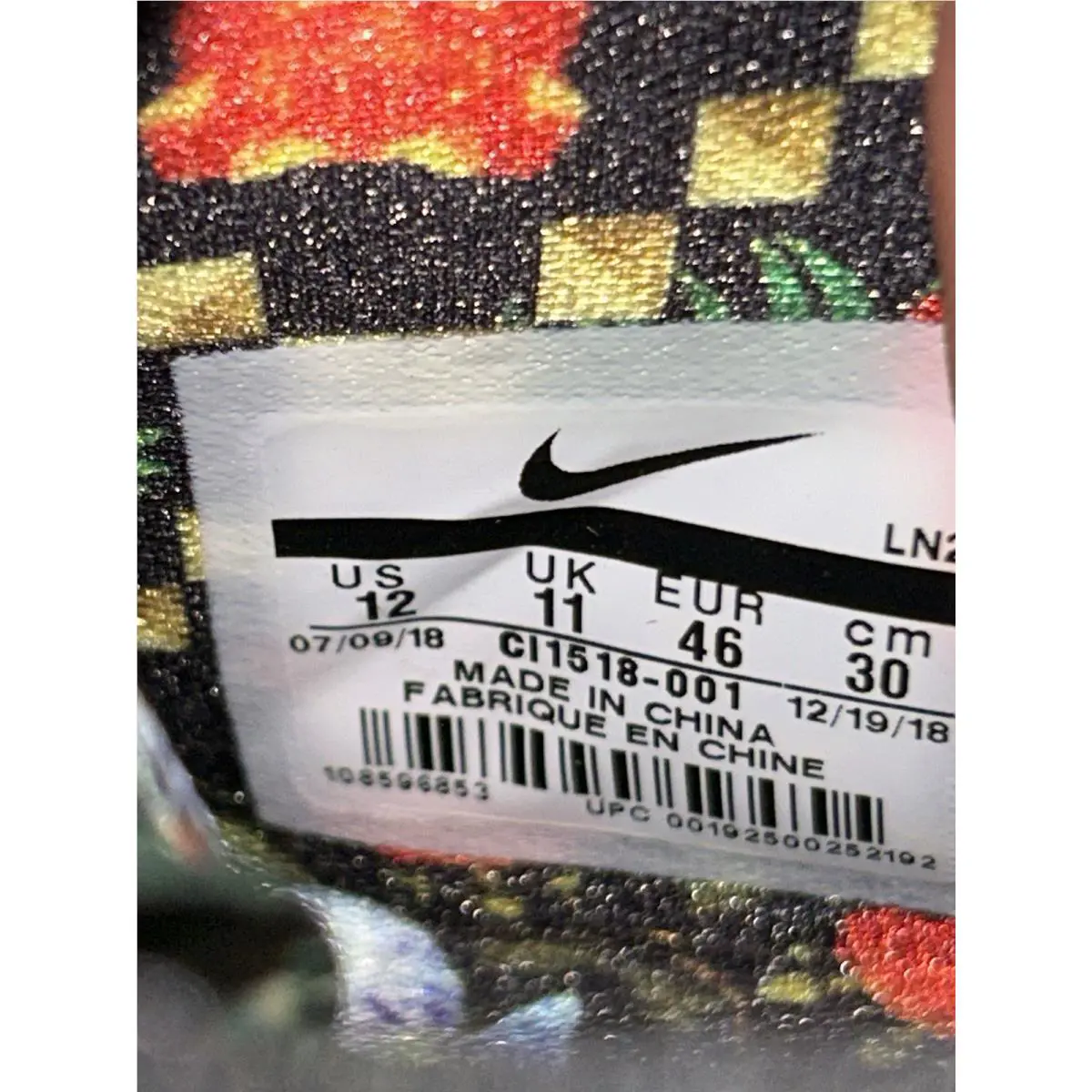 Nike shoes - Nike LeBron 16 - LeBron - CI1518-001 - Black (UPC: 0192500252192) 8