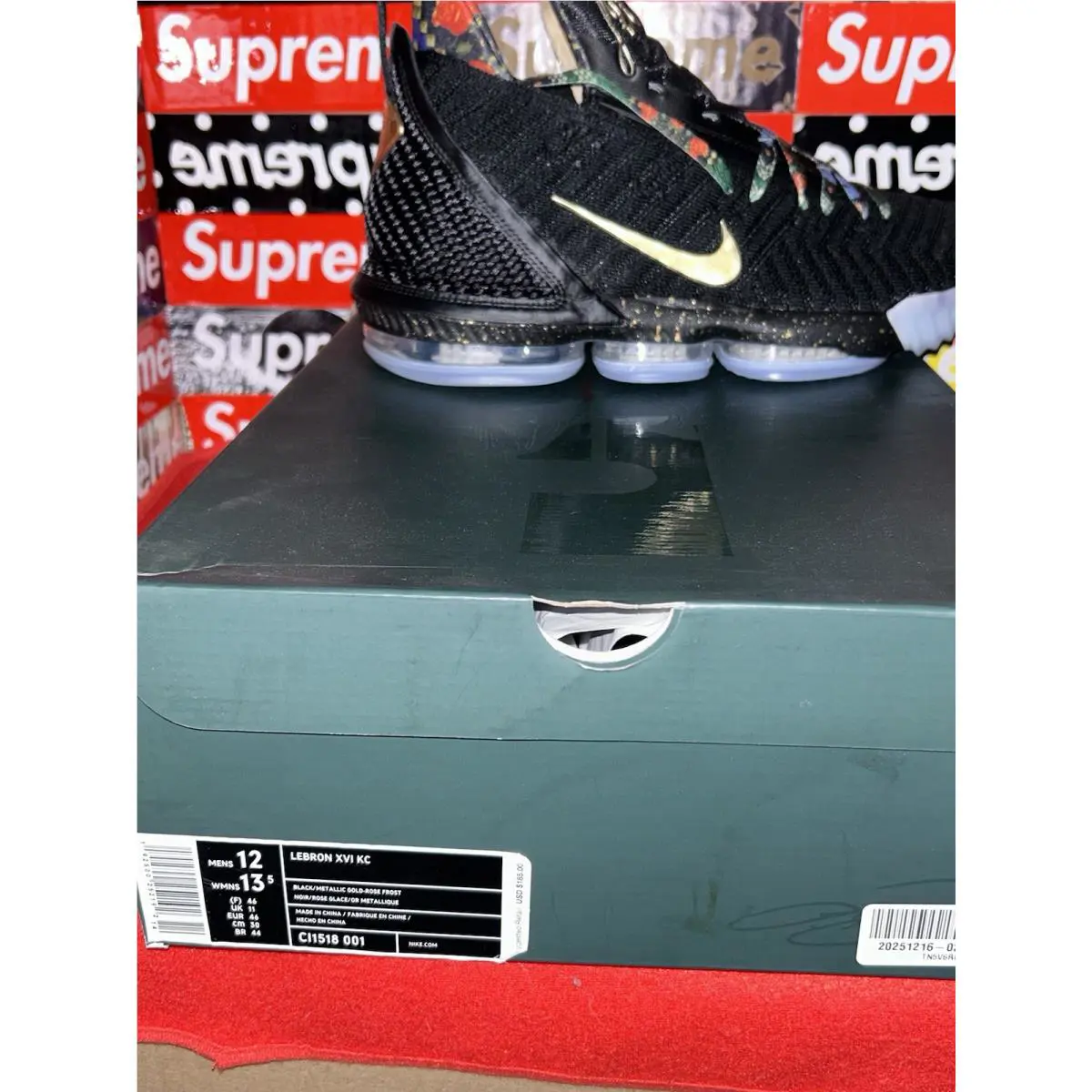Nike shoes - Nike LeBron 16 - LeBron - CI1518-001 - Black (UPC: 0192500252192) 9