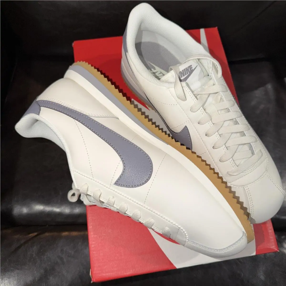 Nike shoes - Nike Classic Cortez - Classic Cortez - Sail/Gum Yellow/Cement Grey (UPC: 0197862858198) 0
