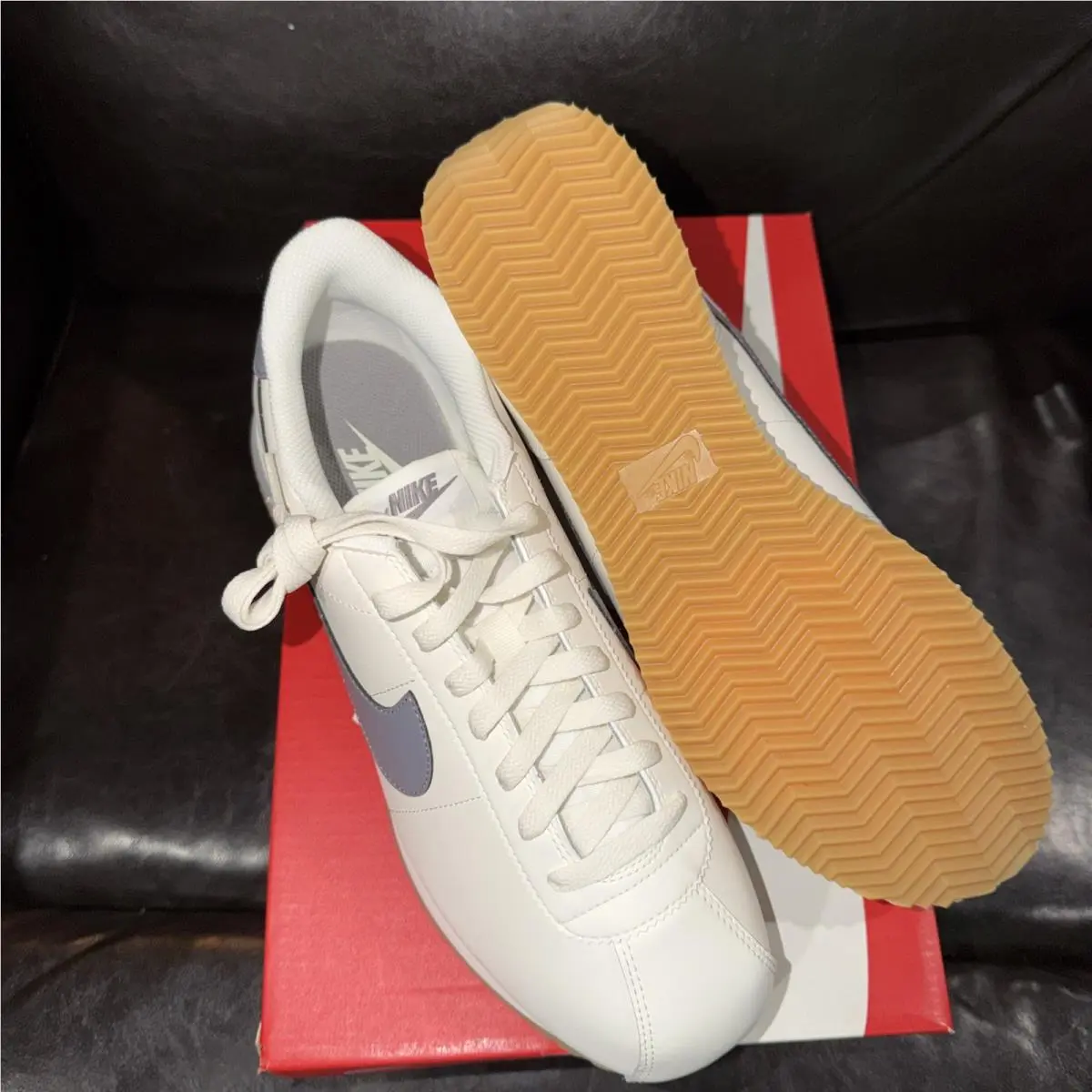 Nike shoes - Nike Classic Cortez - Classic Cortez - Sail/Gum Yellow/Cement Grey (UPC: 0197862858198) 1