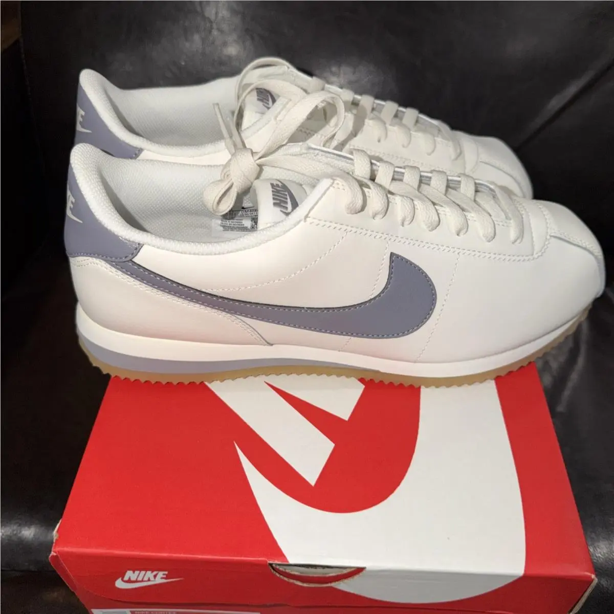 Nike shoes - Nike Classic Cortez - Classic Cortez - Sail/Gum Yellow/Cement Grey (UPC: 0197862858198) 2