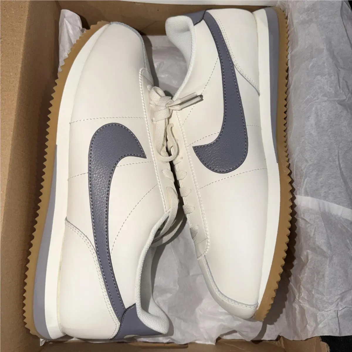 Nike shoes - Nike Classic Cortez - Classic Cortez - Sail/Gum Yellow/Cement Grey (UPC: 0197862858198) 6