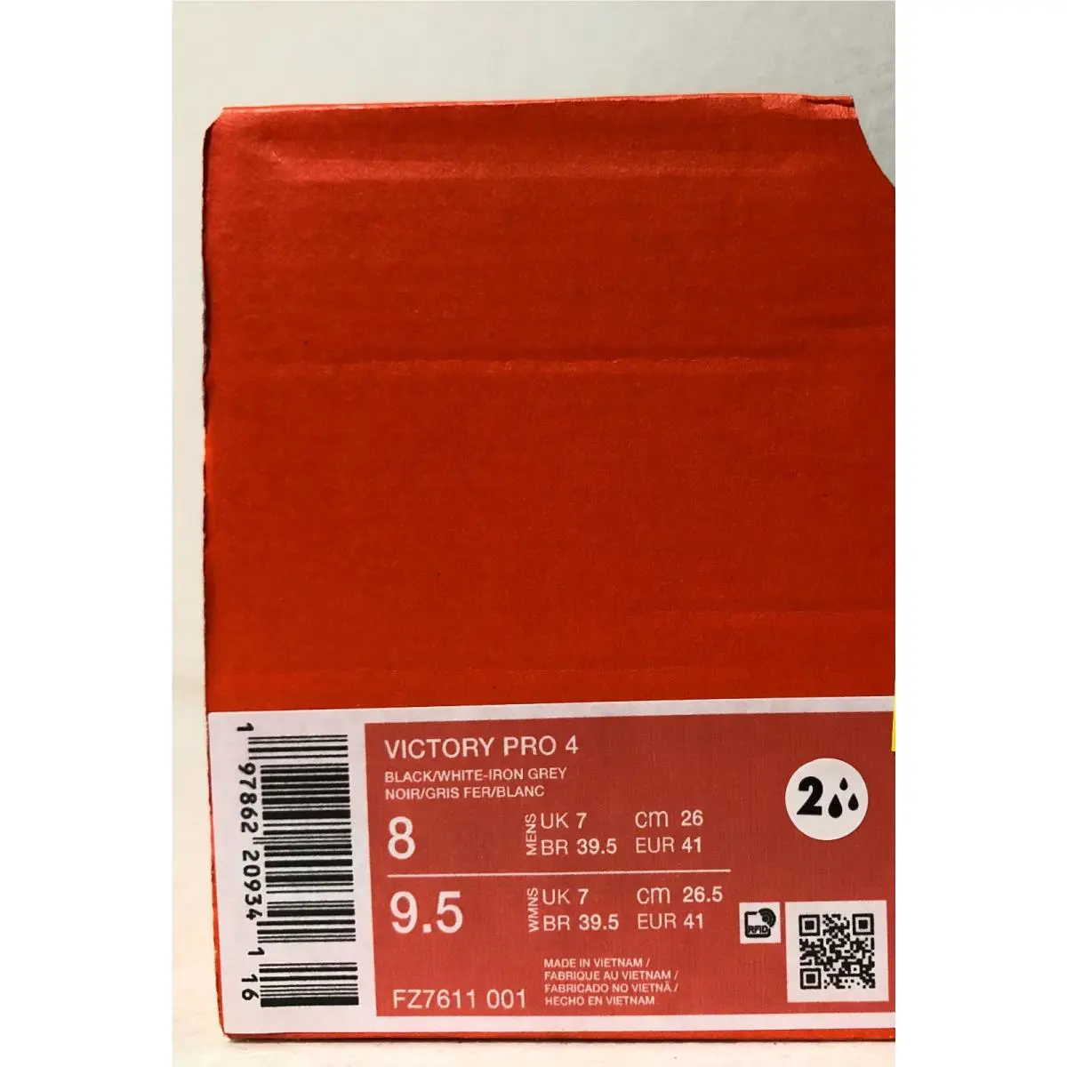 Nike shoes - Nike Victory - Victory - FZ7611-001 - Black/White-Iron Grey (UPC: 197862209341) 6