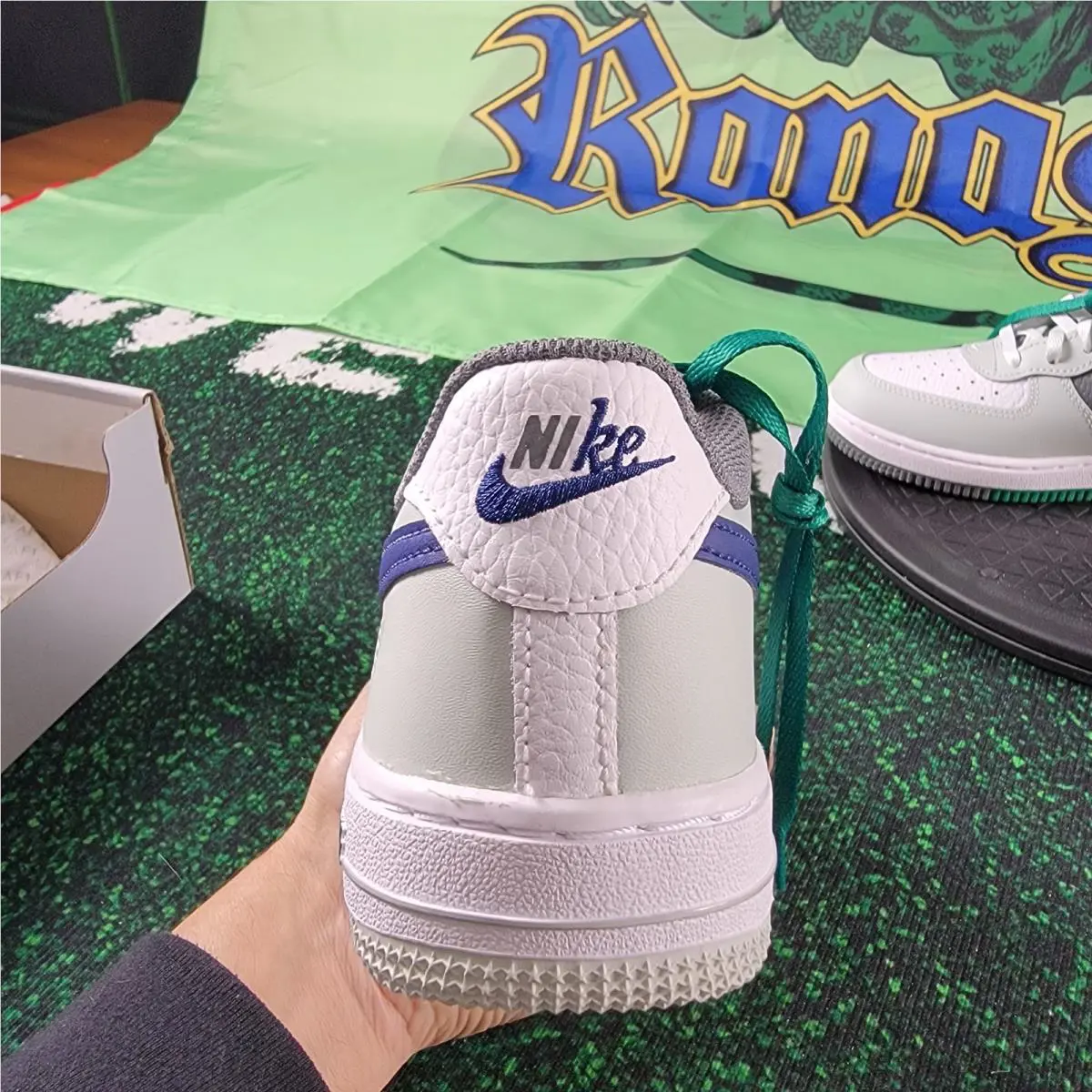 Nike shoes - Nike Air Force 1 LV8 - Blue 4