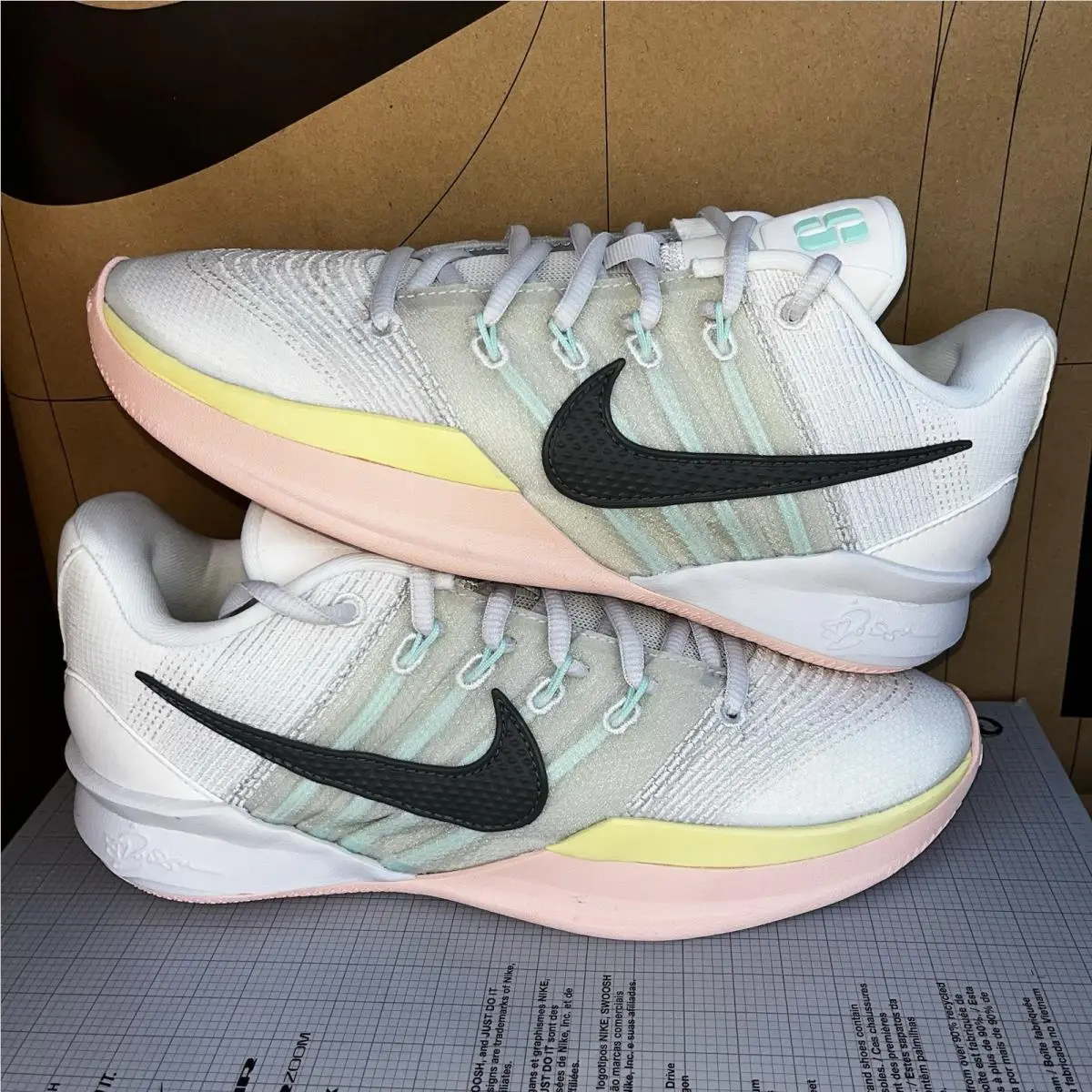Nike Sabrina 3 Nby HF2881-100 “silencer”basketball Multicolor Men Size 10.5
