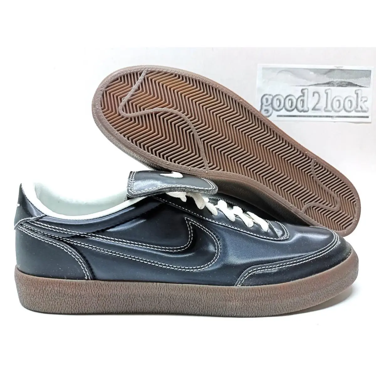 Killshot 2 Prm Tiempo Black/sail-baroque Brown Men`s 10.5 HQ3489-010 by Nike