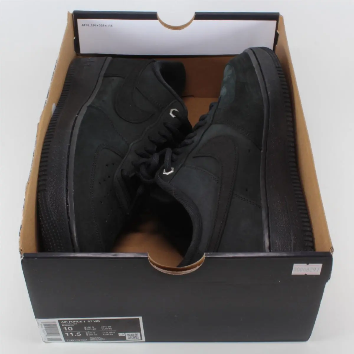 Nike shoes - Nike Air Force 1 - Air Force - CJ9179-001 - Black 10