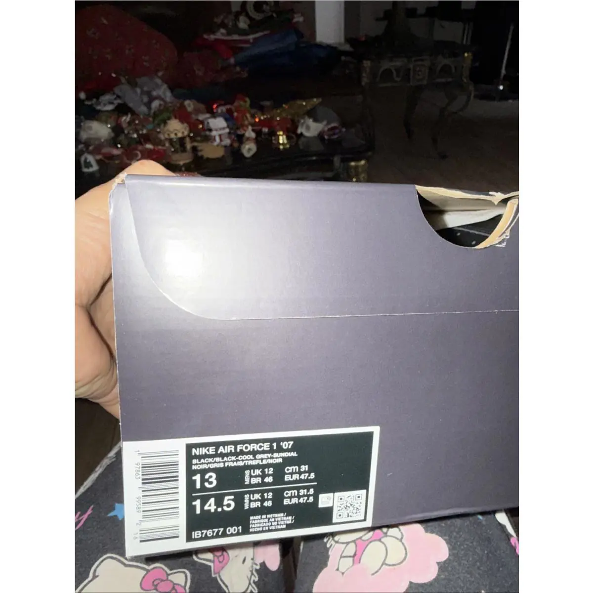 Nike shoes - Nike Air Force 1 - Air Force - CJ9179-001 - Black 6