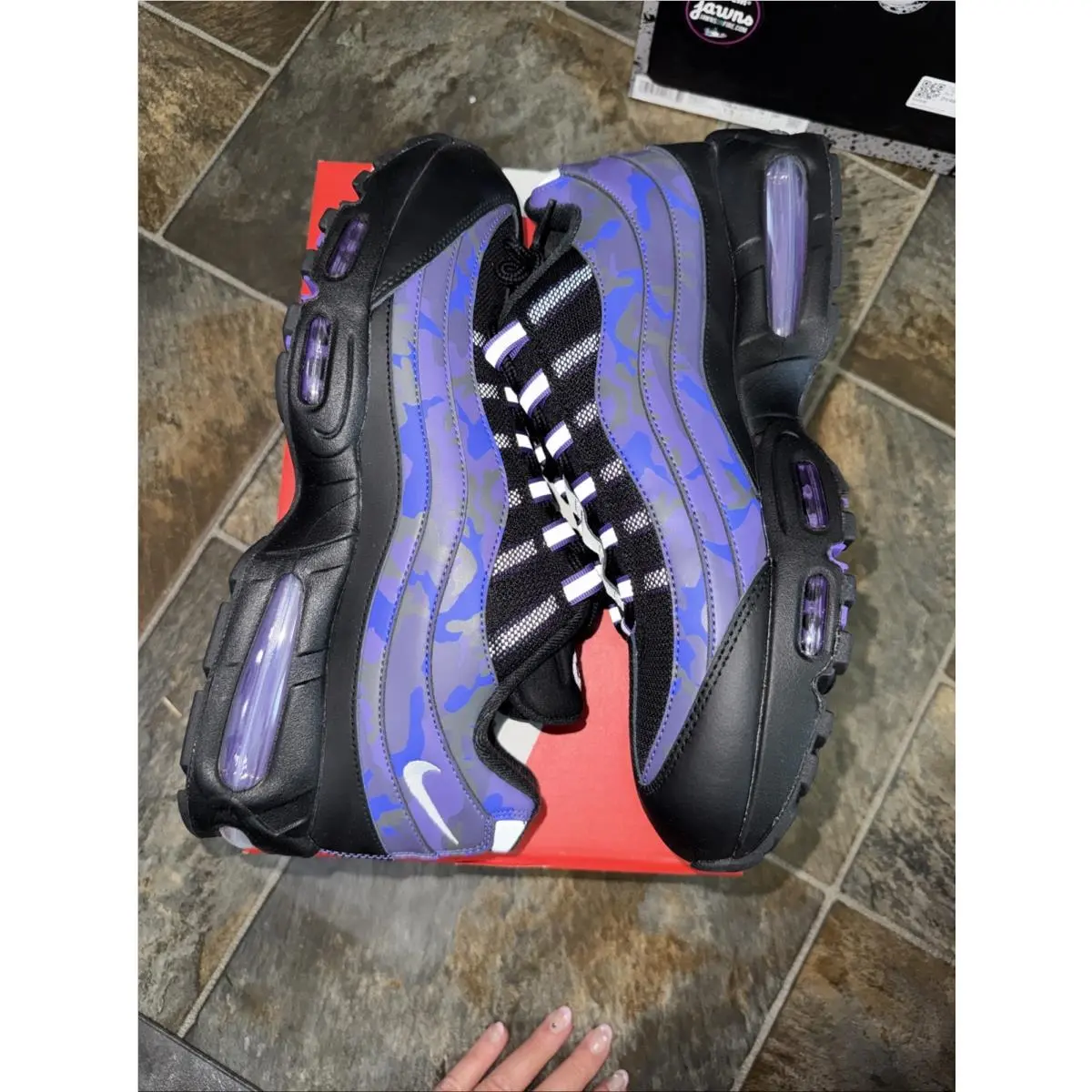 Size 13 -  Air Max 95 OG Purple Camo by Nike