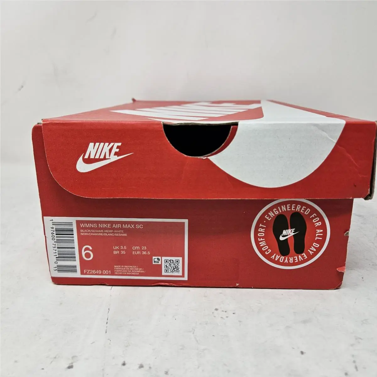 Nike shoes - Nike Air Max SC - Air Max - FZ2649-001 - Black (UPC: 197600757110) 4