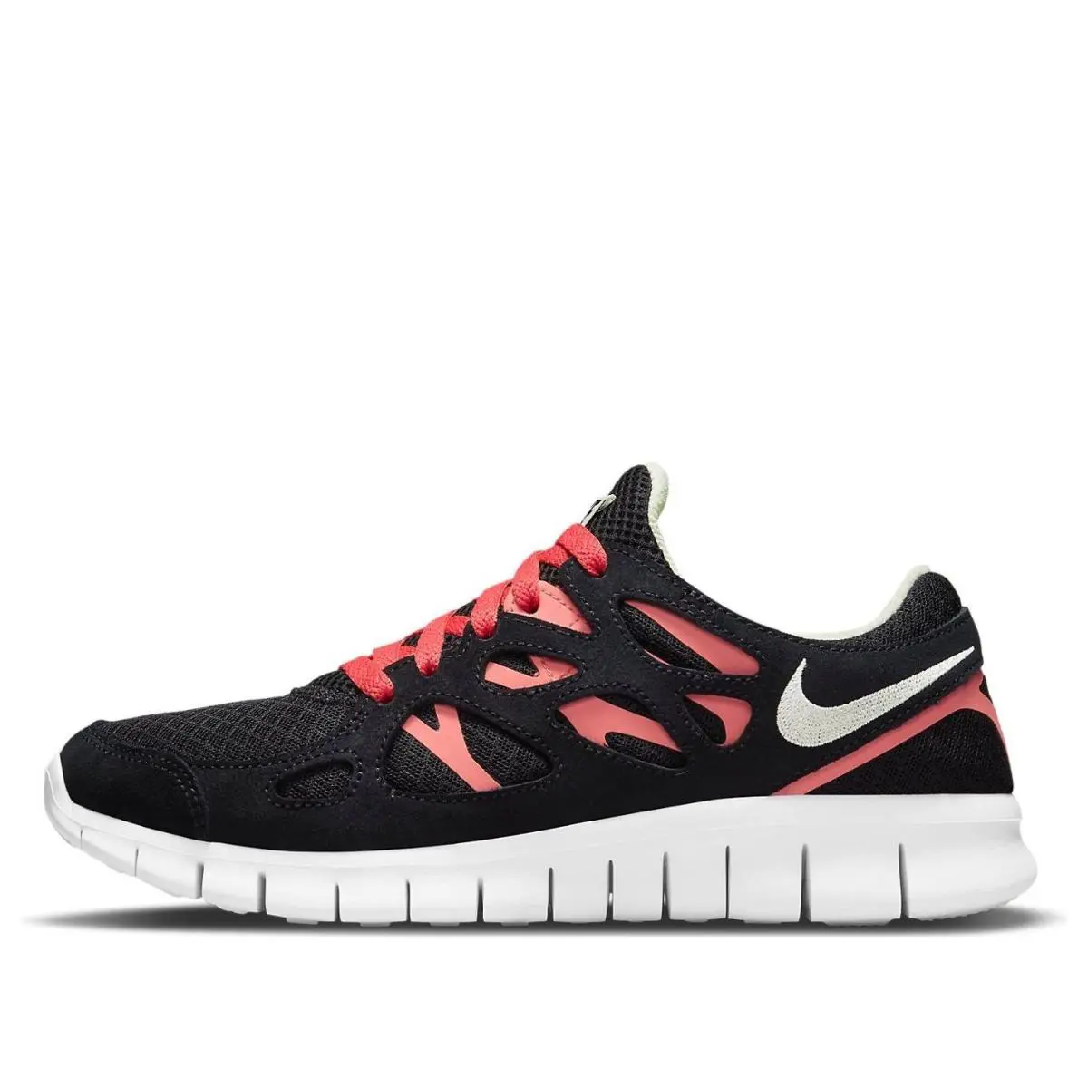 Nike Free Run 2 Women’s Running Shoes – Black / Lime Ice / Magic Ember – Size 7 - Black / Lime Ice / Magic Ember