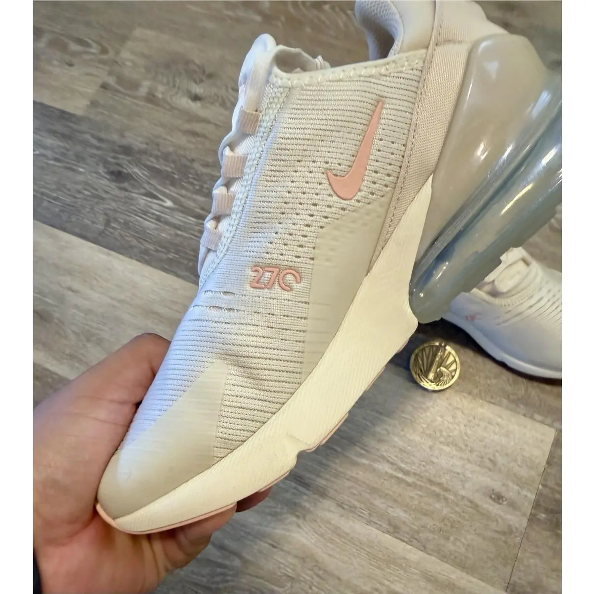 Nike shoes - Nike Air Max 270 - Air Max - IH5966-001 - Soft Pearl / Pearl White Metallic Silver / Washed Coral (UPC: 197863131078) 2