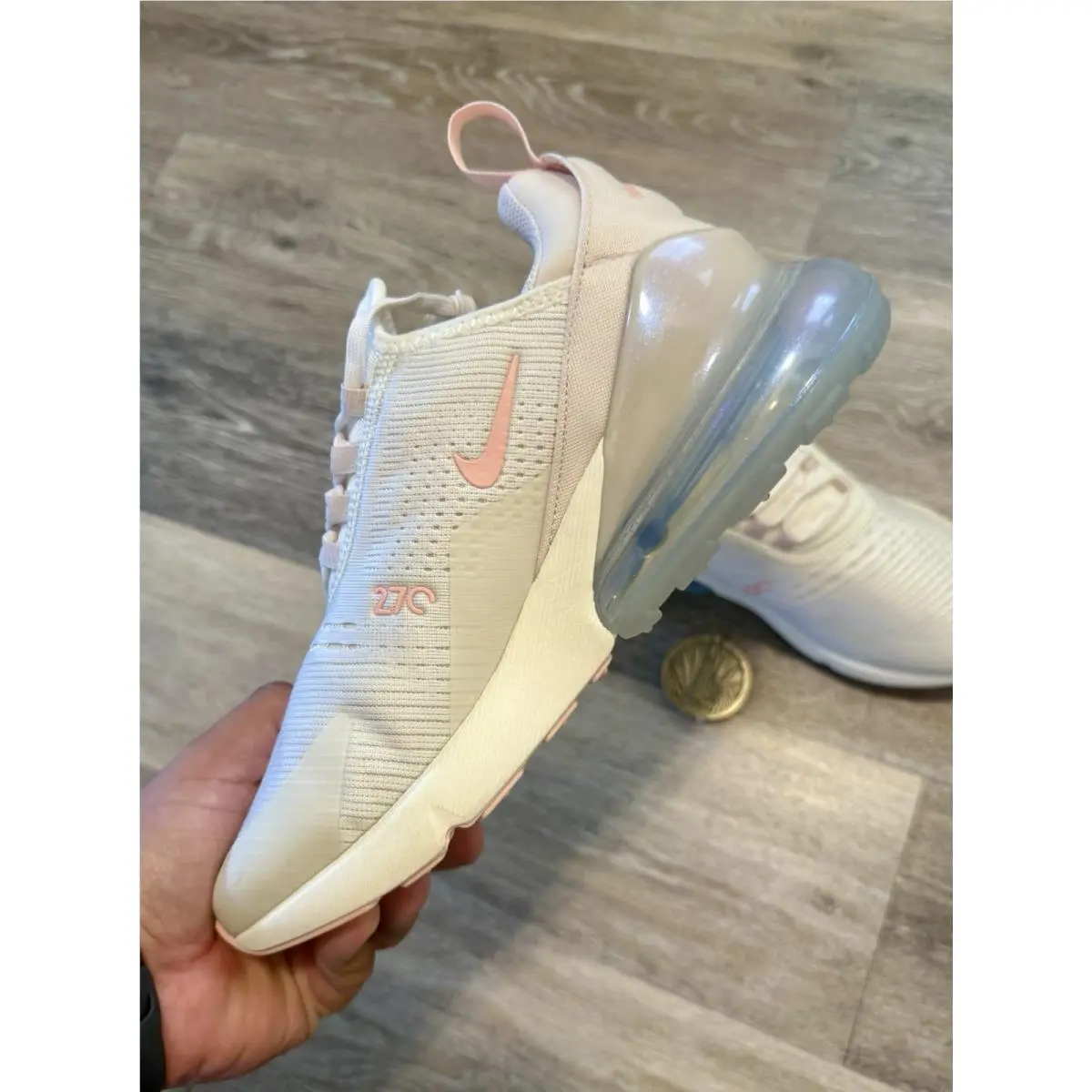 Nike shoes - Nike Air Max 270 - Air Max - IH5966-001 - Soft Pearl / Pearl White Metallic Silver / Washed Coral (UPC: 197863131078) 3