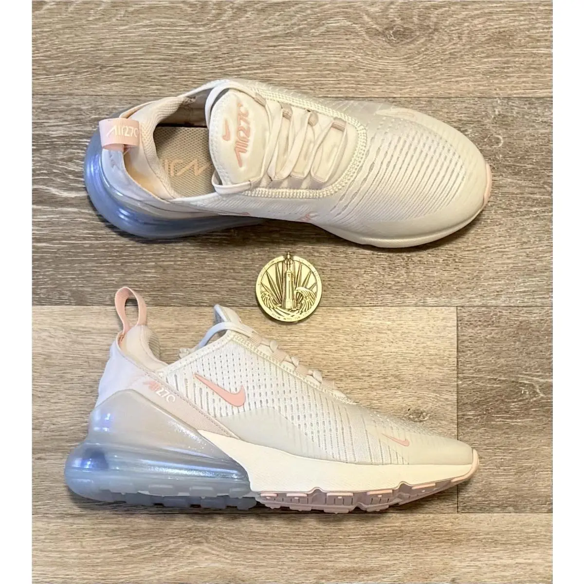 Nike shoes - Nike Air Max 270 - Air Max - IH5966-001 - Soft Pearl / Pearl White Metallic Silver / Washed Coral (UPC: 197863131078) 5