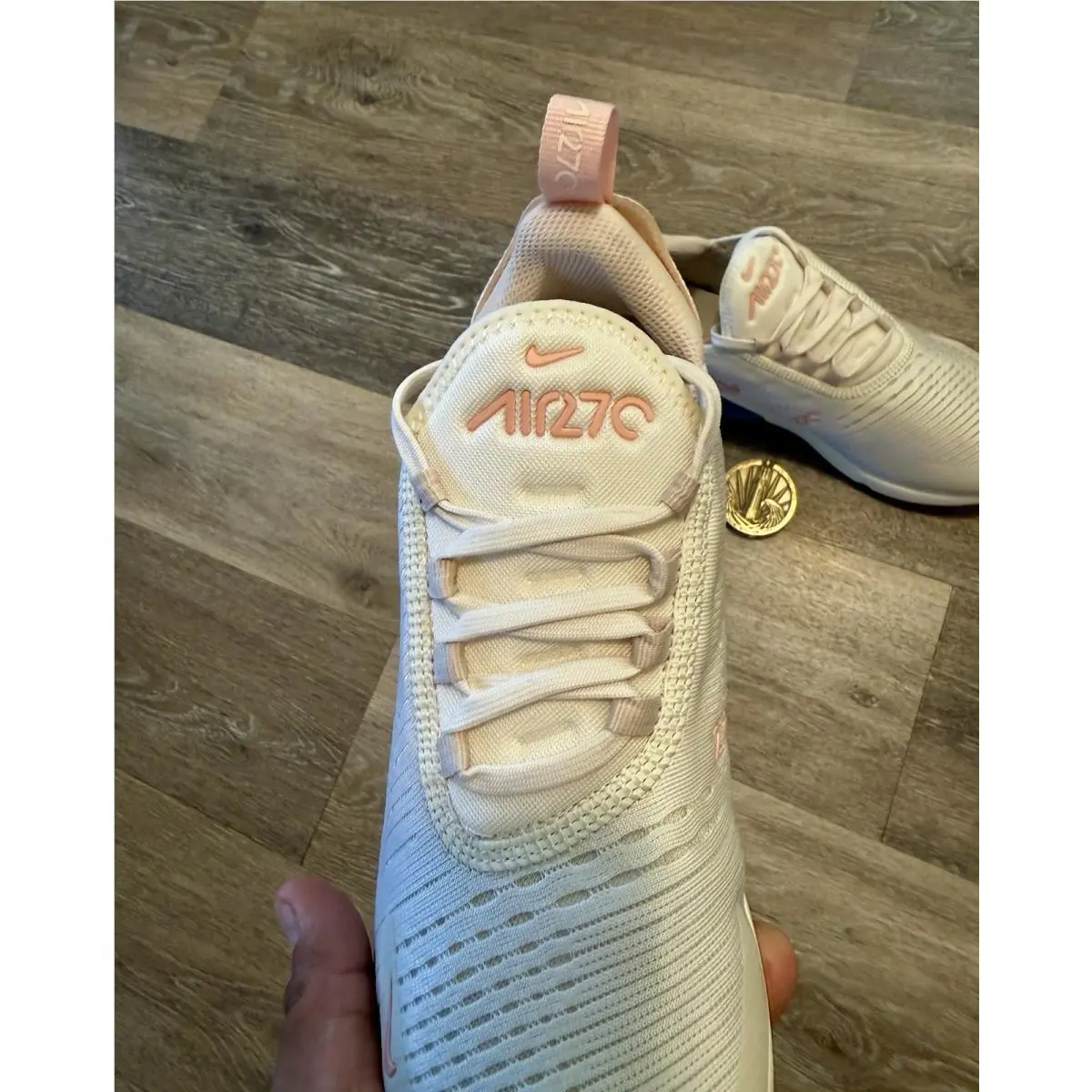 Nike shoes - Nike Air Max 270 - Air Max - IH5966-001 - Soft Pearl / Pearl White Metallic Silver / Washed Coral (UPC: 197863131078) 6