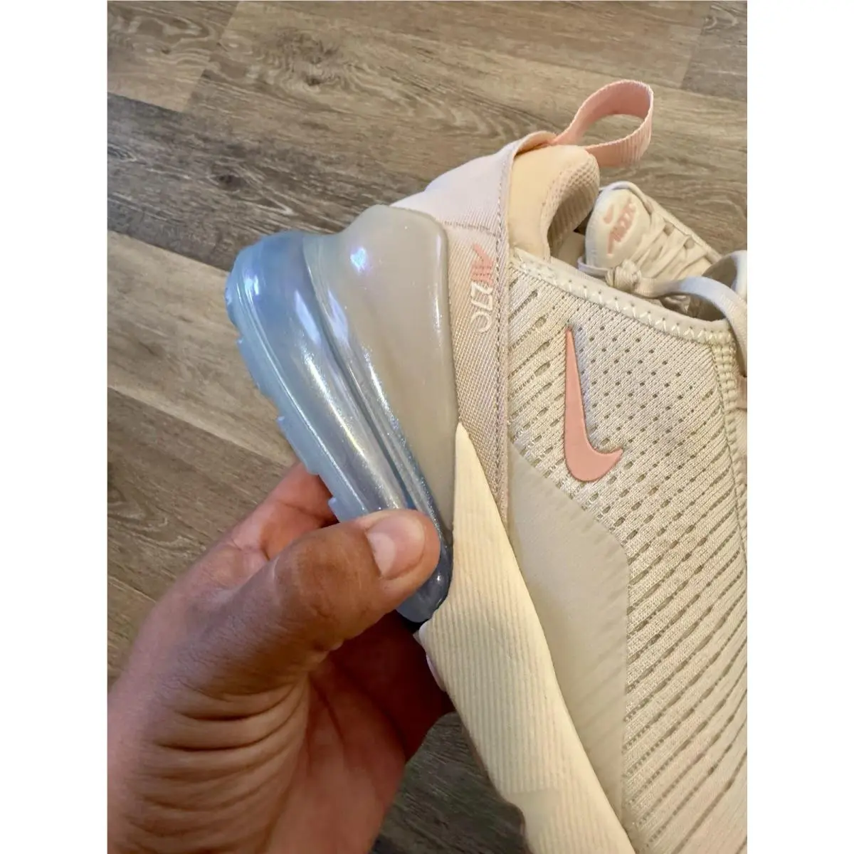 Nike shoes - Nike Air Max 270 - Air Max - IH5966-001 - Soft Pearl / Pearl White Metallic Silver / Washed Coral (UPC: 197863131078) 7