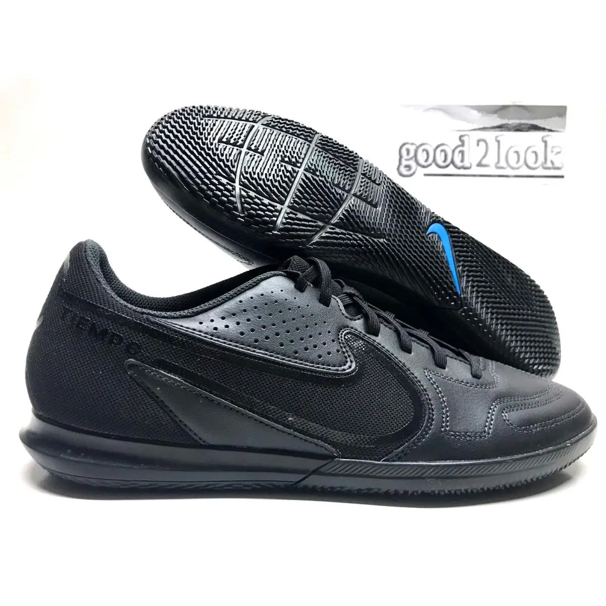 Nike Legend 9 Club IC Indoor Soccer Cleat Black Size Men`s 10 DA1189-001