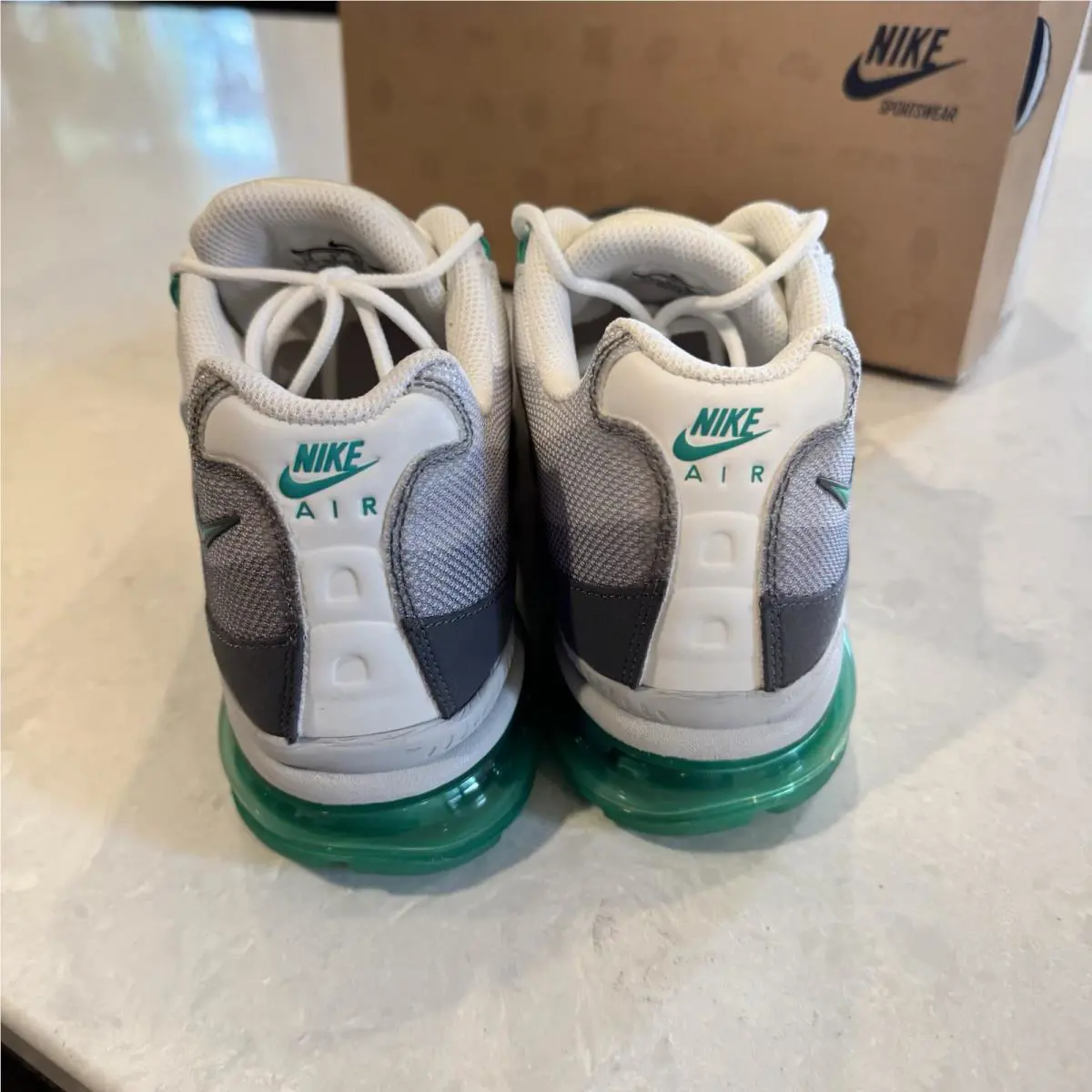 Nike shoes - Nike Air Max 95 - Air Max - 554715-130 - White, Manufacturer: White/Atomic Teal/Dark Grey/Cool Grey 3