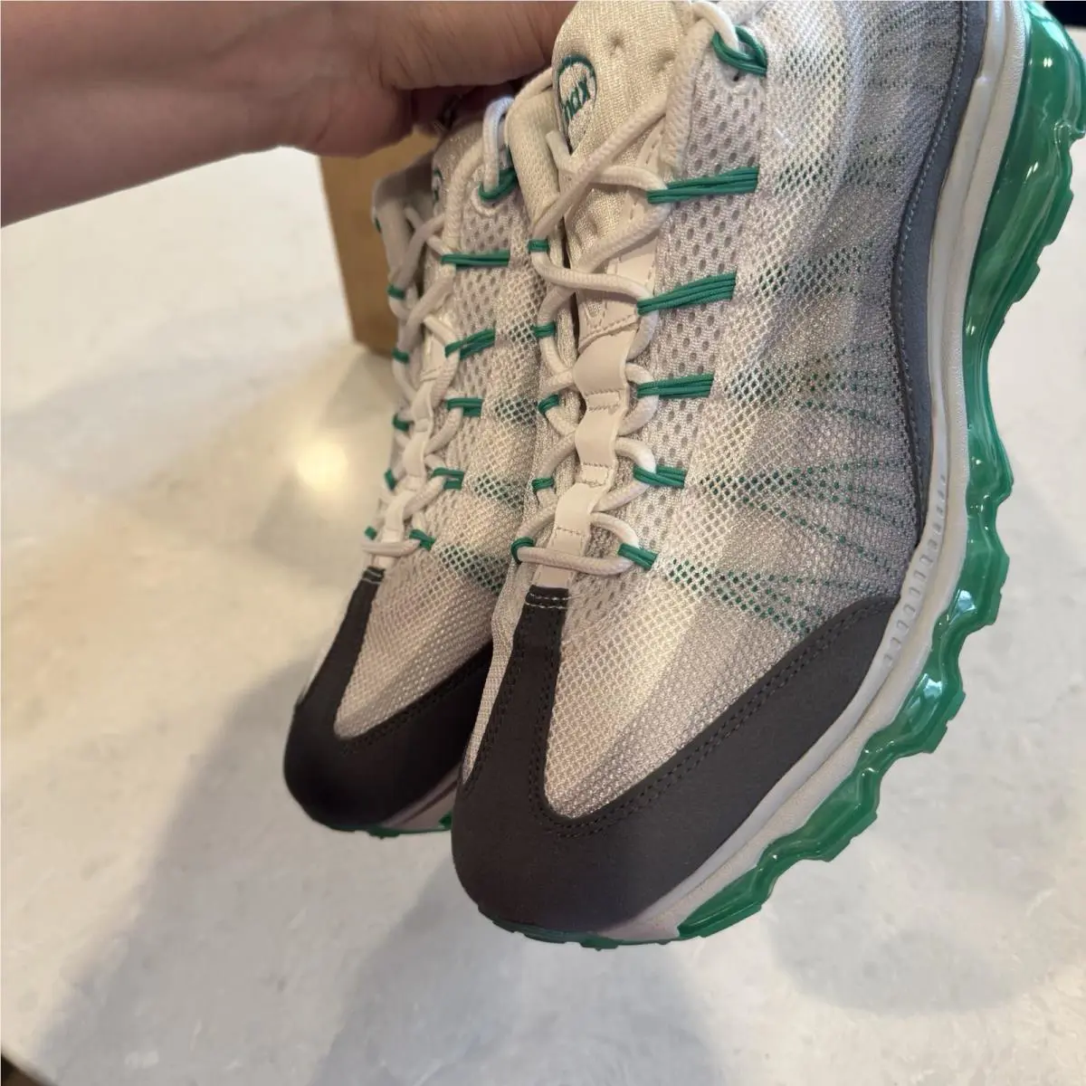 Nike shoes - Nike Air Max 95 - Air Max - 554715-130 - White, Manufacturer: White/Atomic Teal/Dark Grey/Cool Grey 6